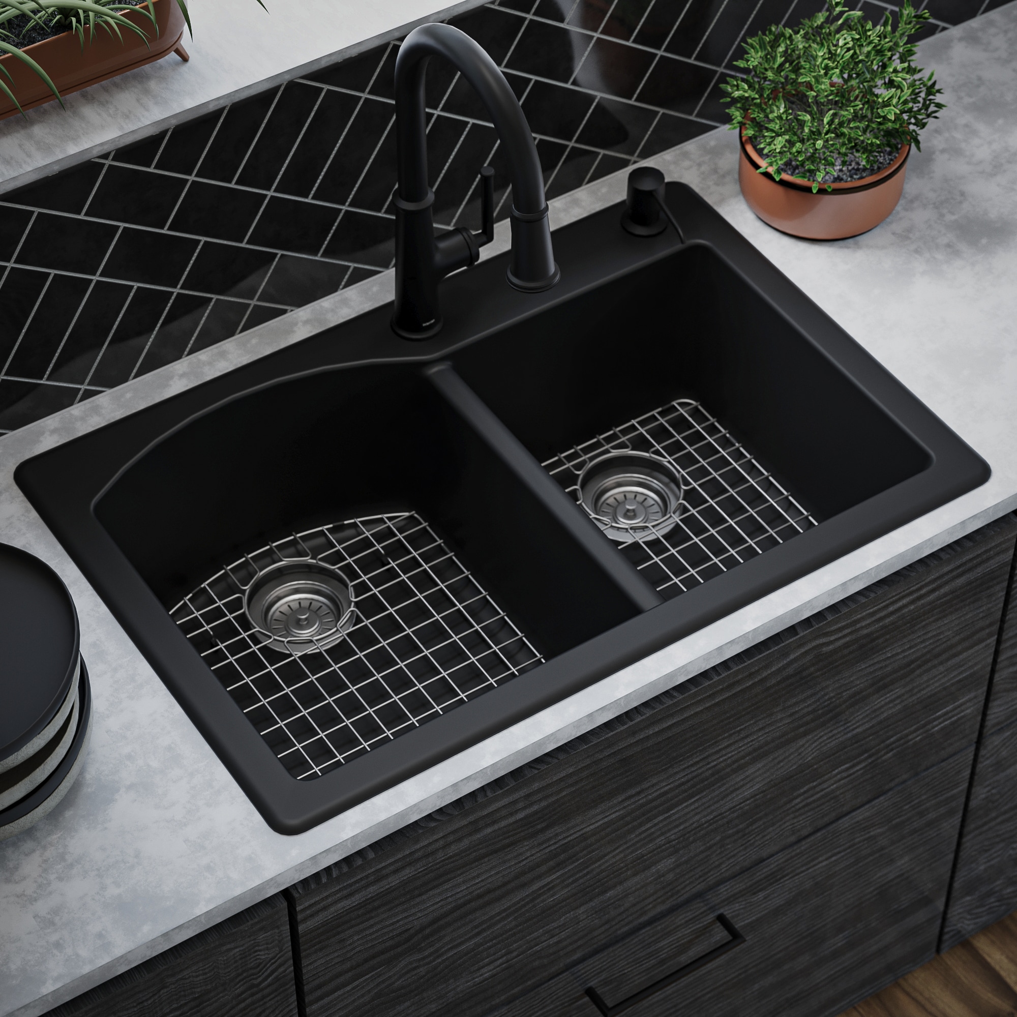 Karran QT-610-BL-PK1 Kitchen-Sinks - View #4
