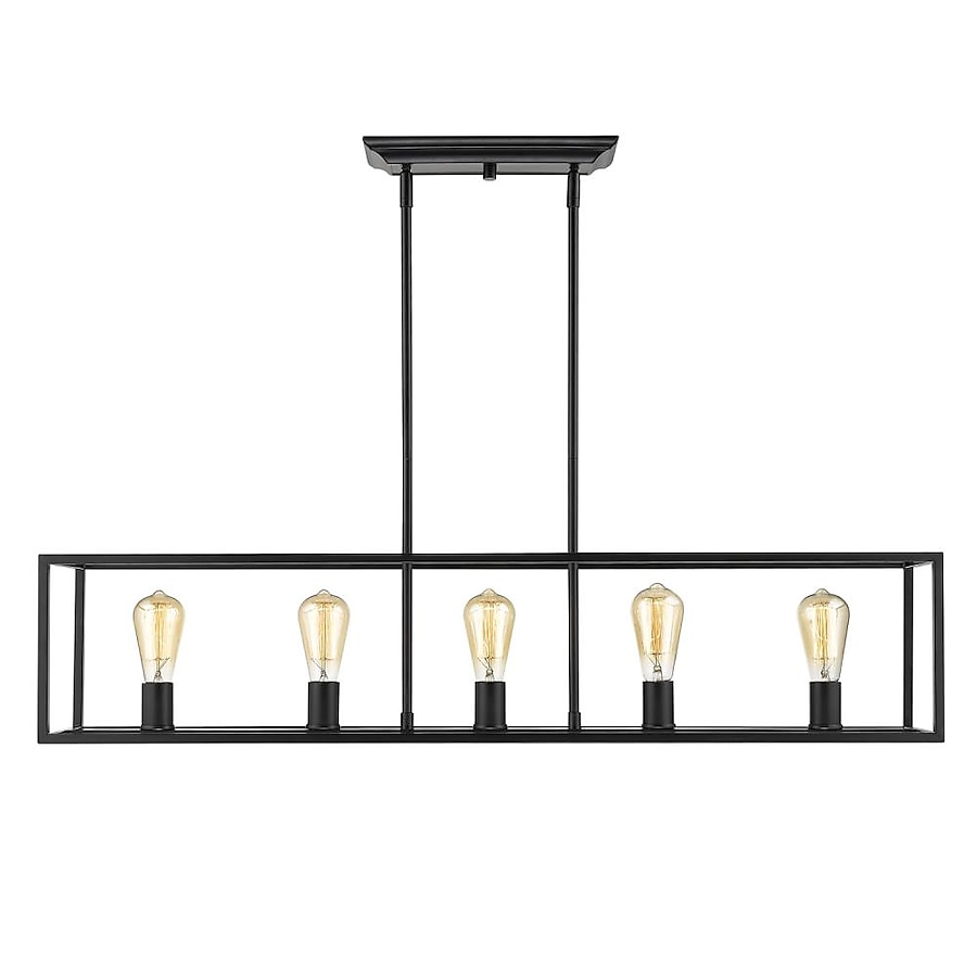 Golden Lighting Wesson Black Transitional Square Pendant Light Golden Lighting Wesson Black Transitional Square Pendant Light