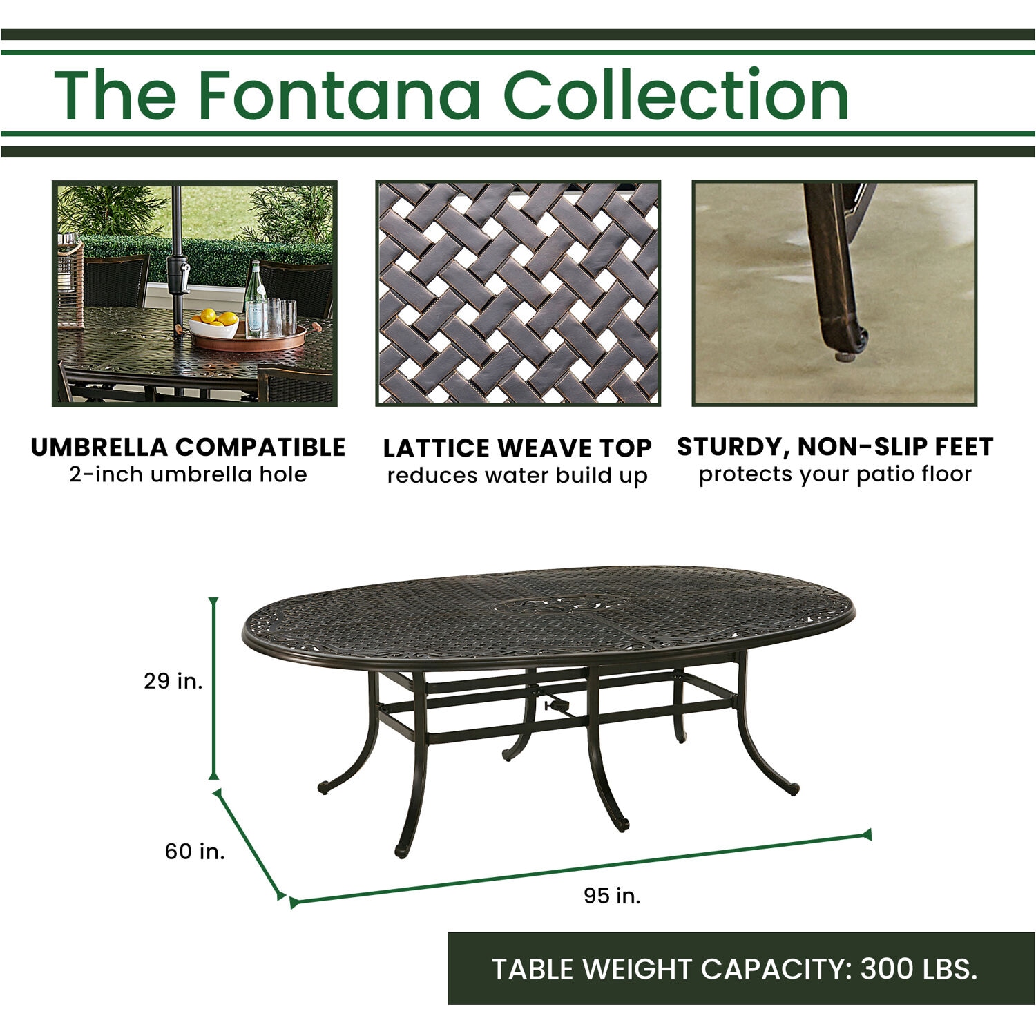 Hanover FNTDN9PCOV Patio-Dining-Sets - View #5