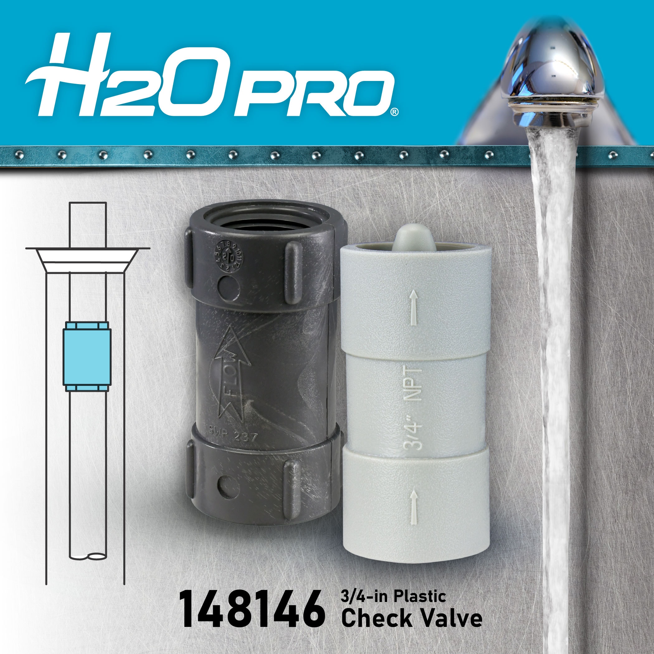H2OPRO 148146 Cpvc-Fittings - View #6
