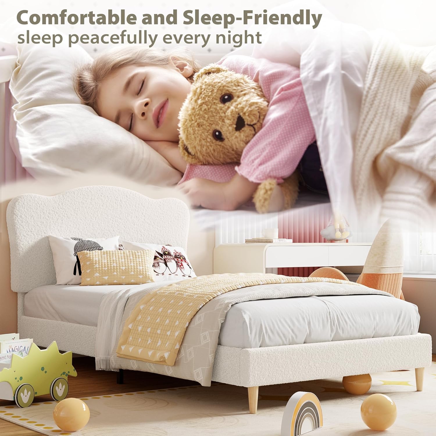 Qeetex WWJ-PHO-1502KS5B Toddler-Beds - View #5