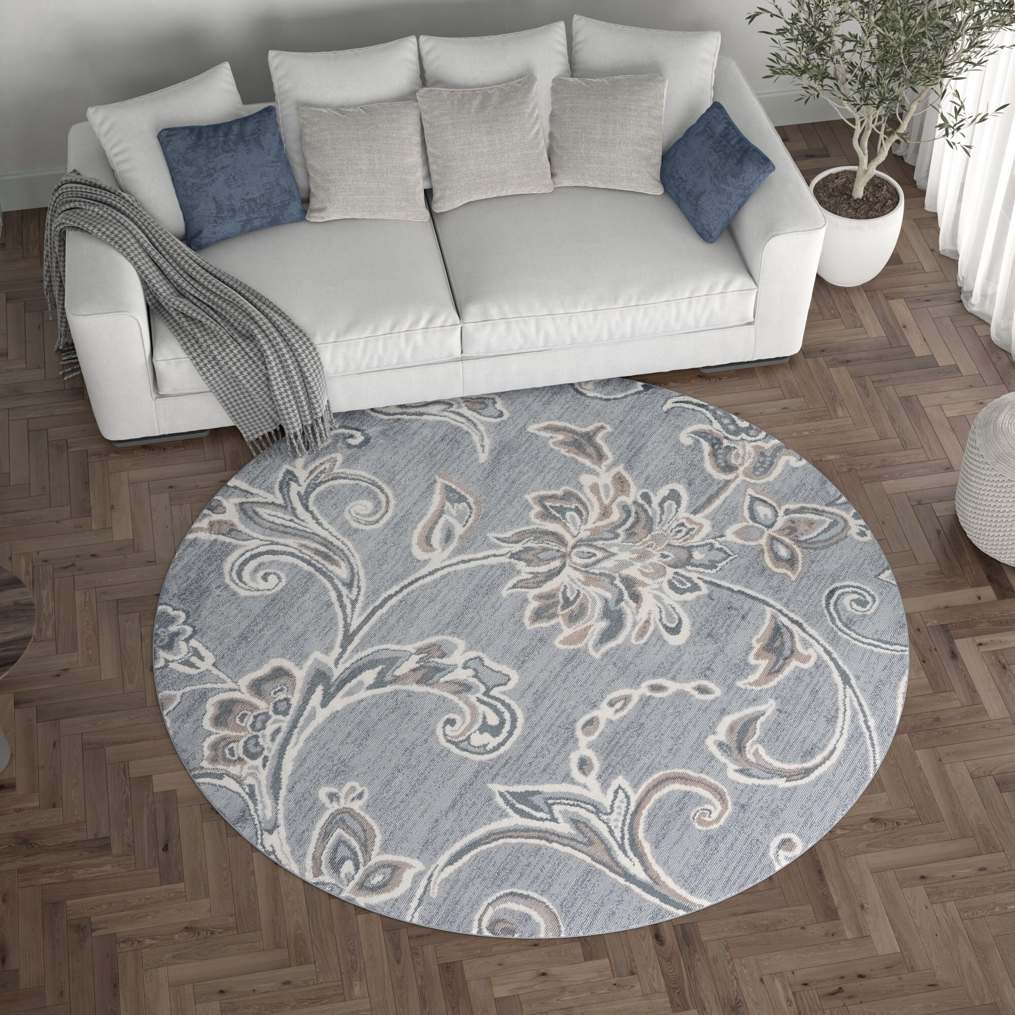 Tayse MDN3509 6RND rugs - View #5