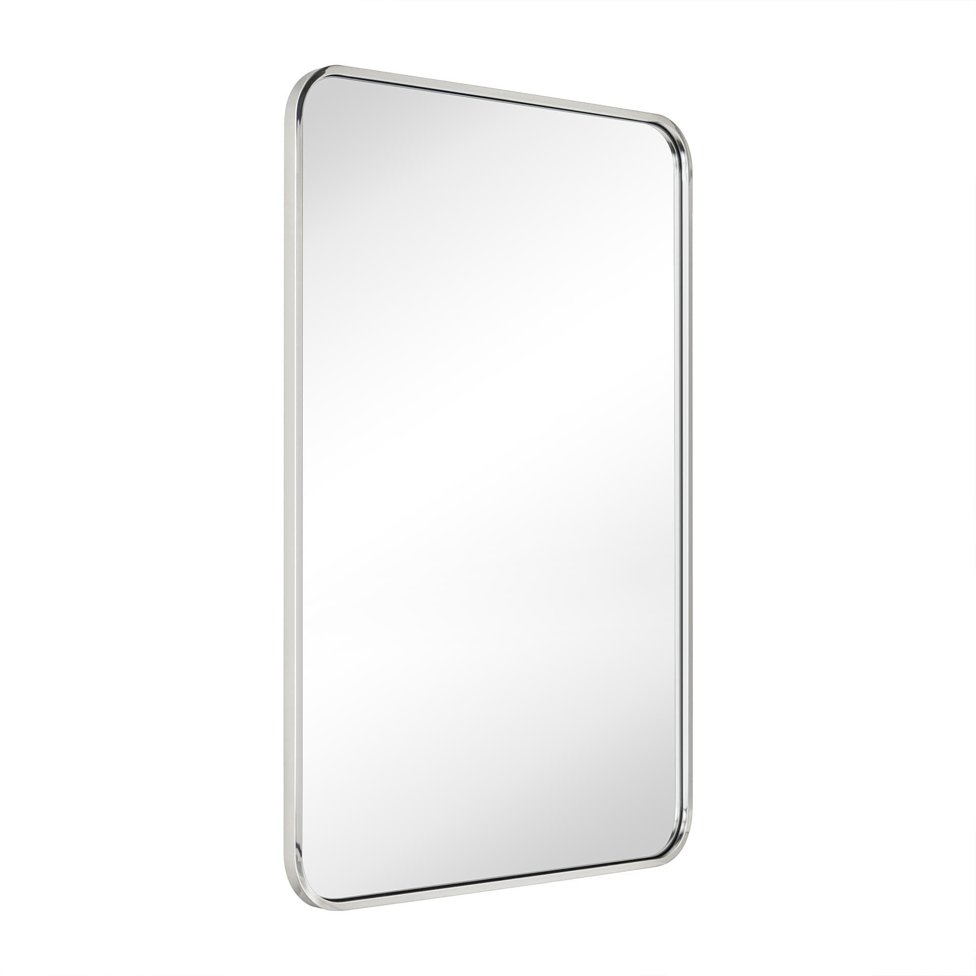 TEHOME GC-00790 Verona 24-in x 40-in Polished Rectangle Bathroom Vanity Mirror ( Chrome )