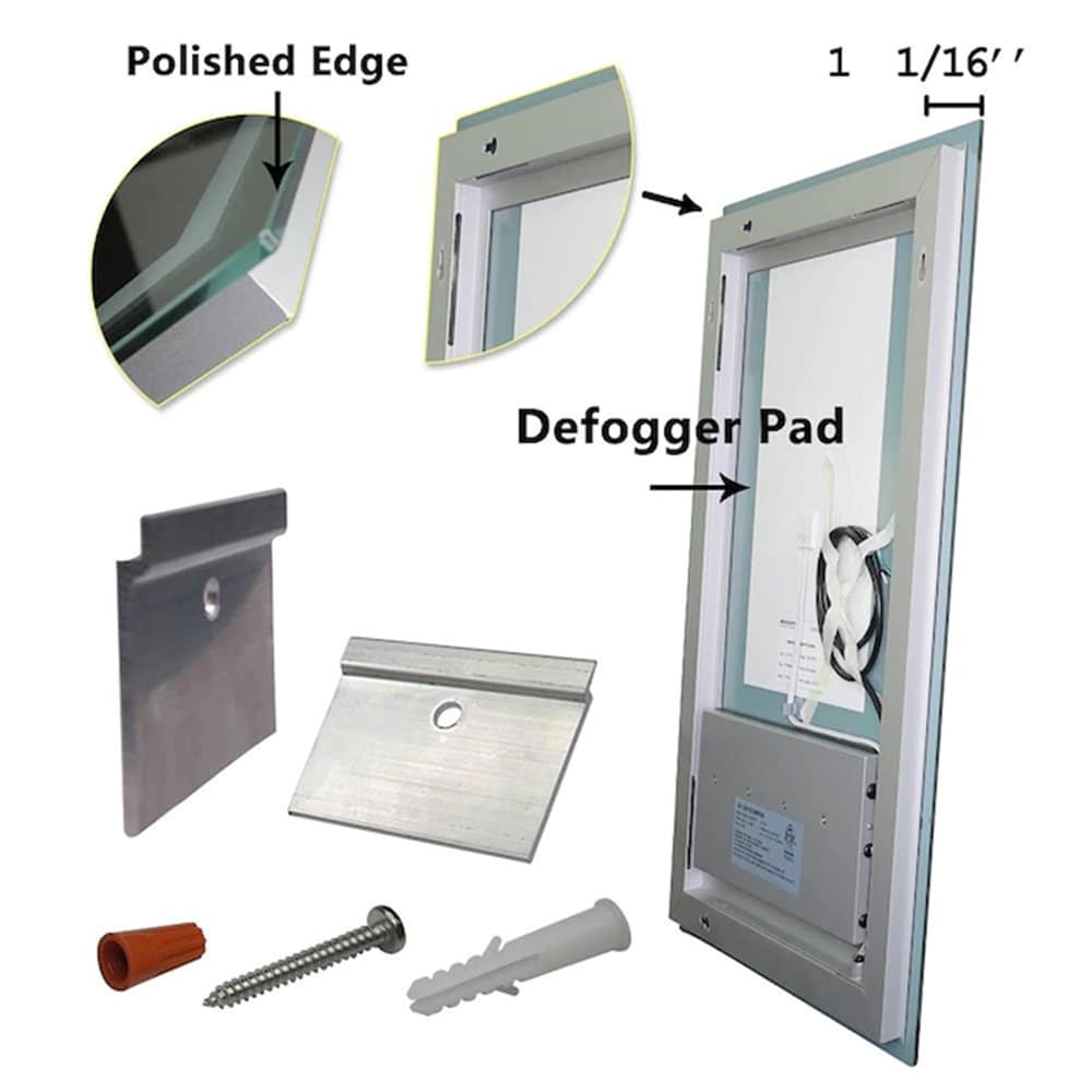 WELLFOR KAFMC4F1-3036 Framed-Bath-Mirrors - View #5