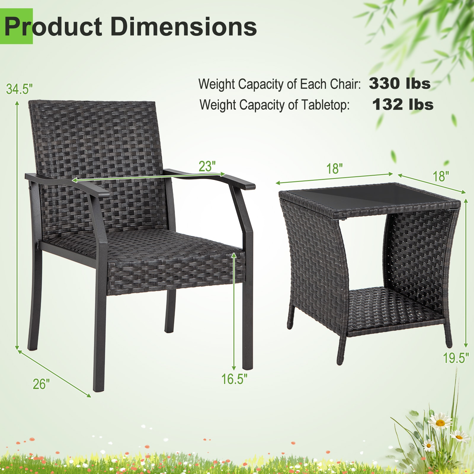 Volenca VOL-O48AXZ Patio-Conversation-Sets - View #3