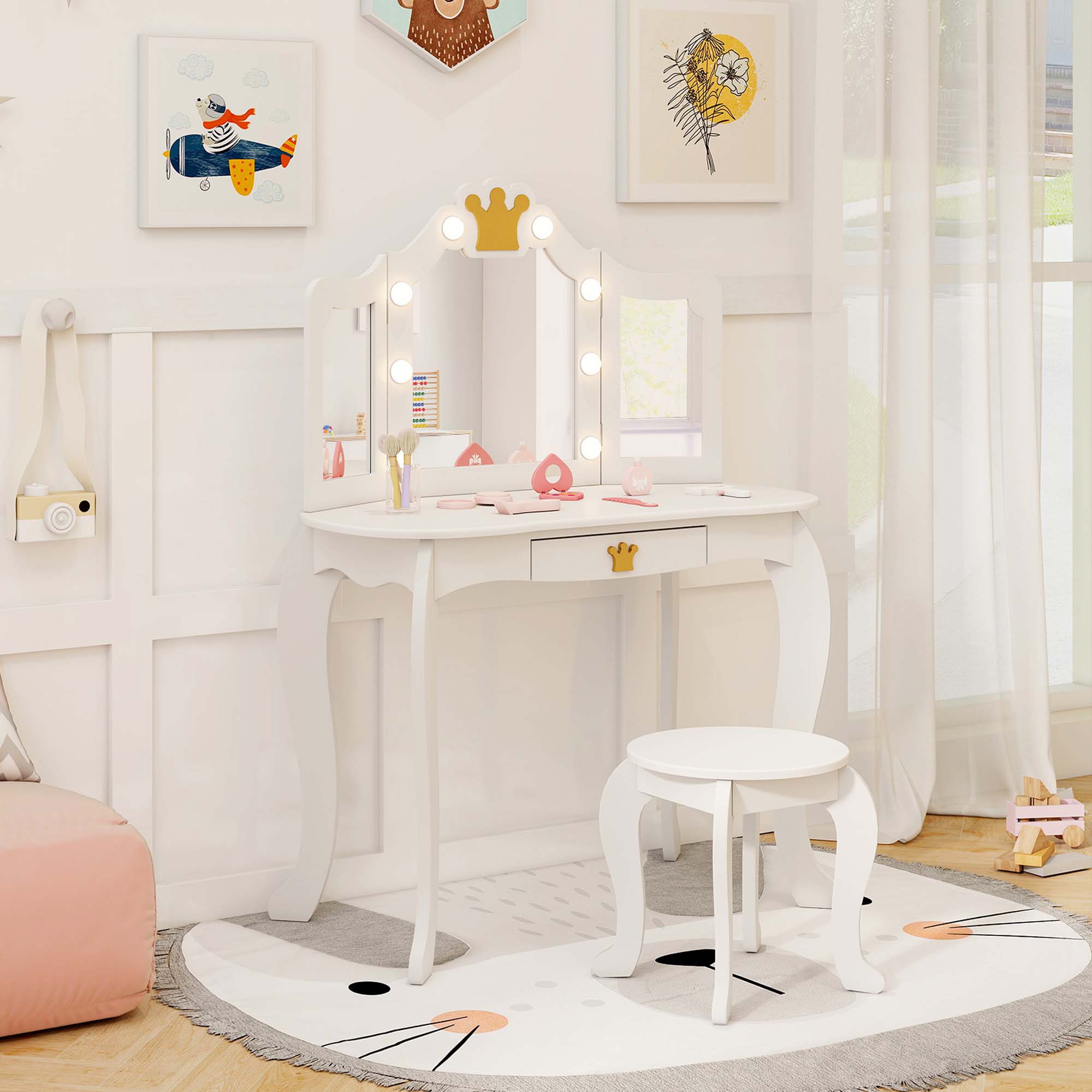 Costway HCST04643 Bedroom-Vanities - View #8