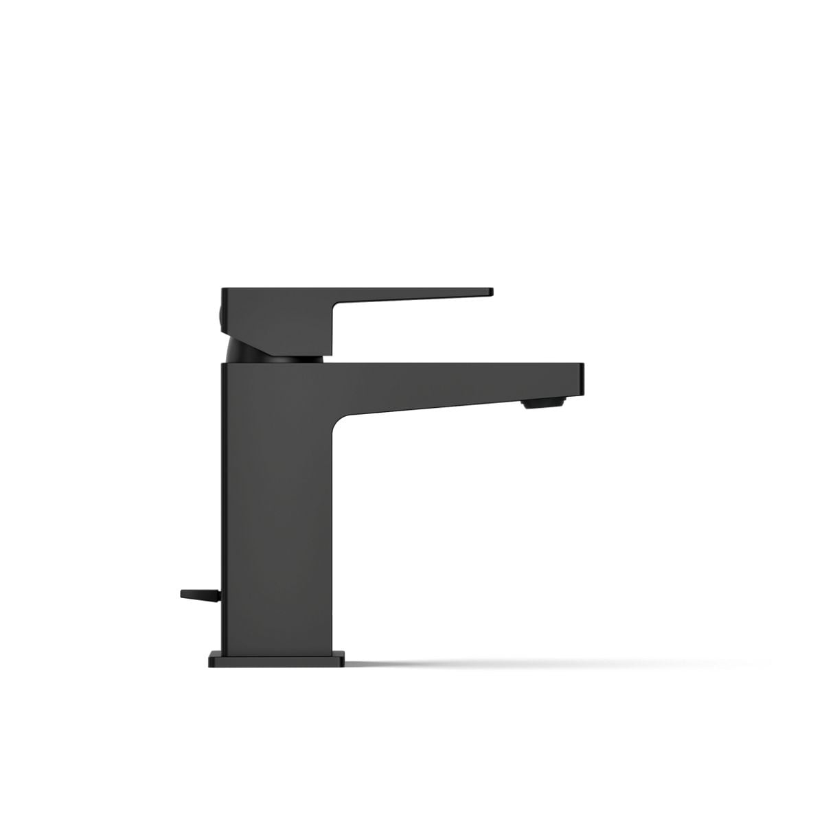 Honesty Matte Black Single-Handle Low-Arc Bathroom Faucet