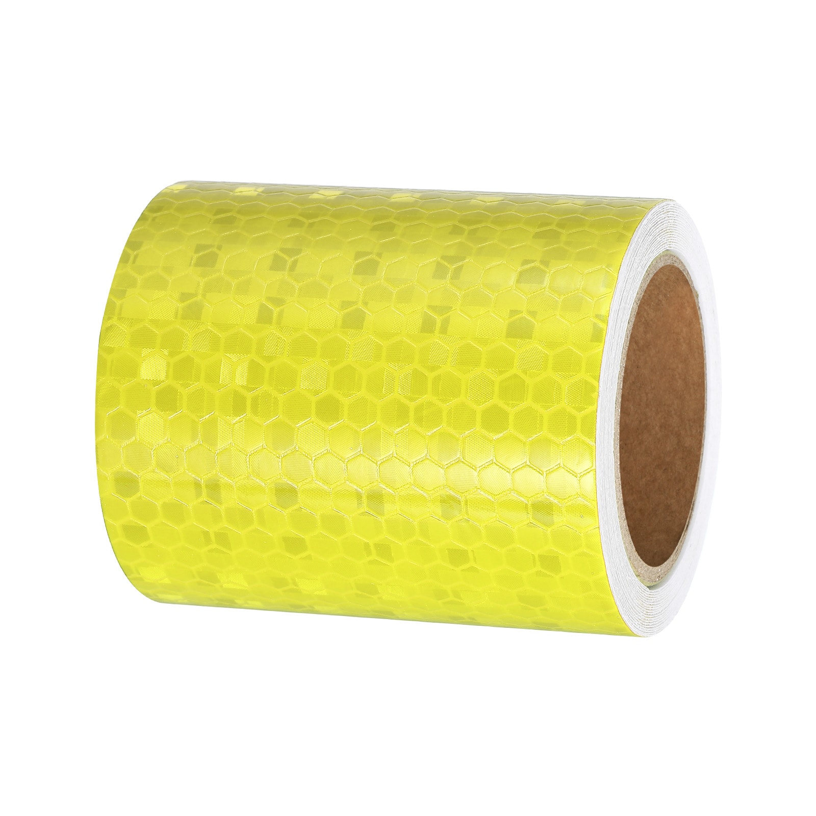 PATIKIL 1 Roll Reflective Tape 3-Inch x 10-Foot Waterproof Self Adhesive High Visibility Caution Warning Safety Tape Reflector for Trucks Trailers Cars Fluorescent Yellow