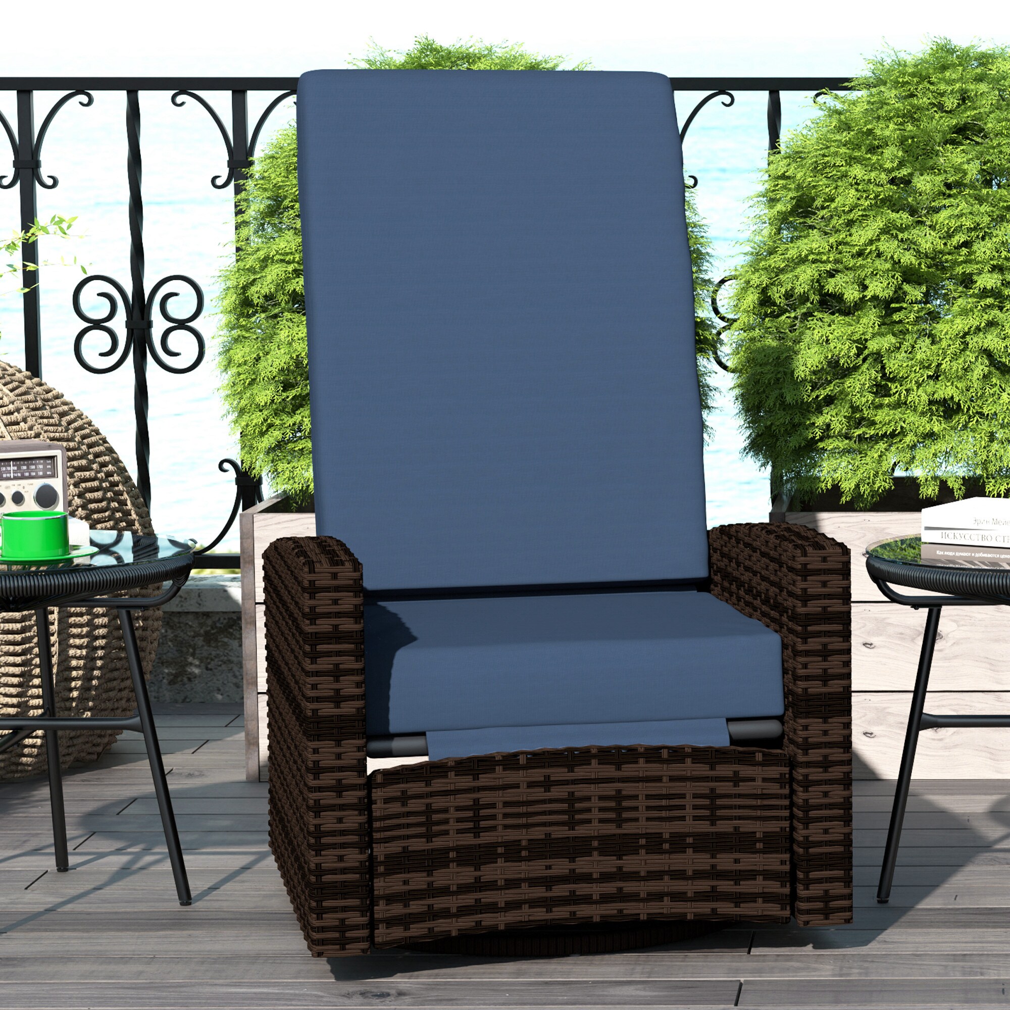 LUXEYARD DS-M-BAC07339 Patio-Furniture-Cushions - View #4