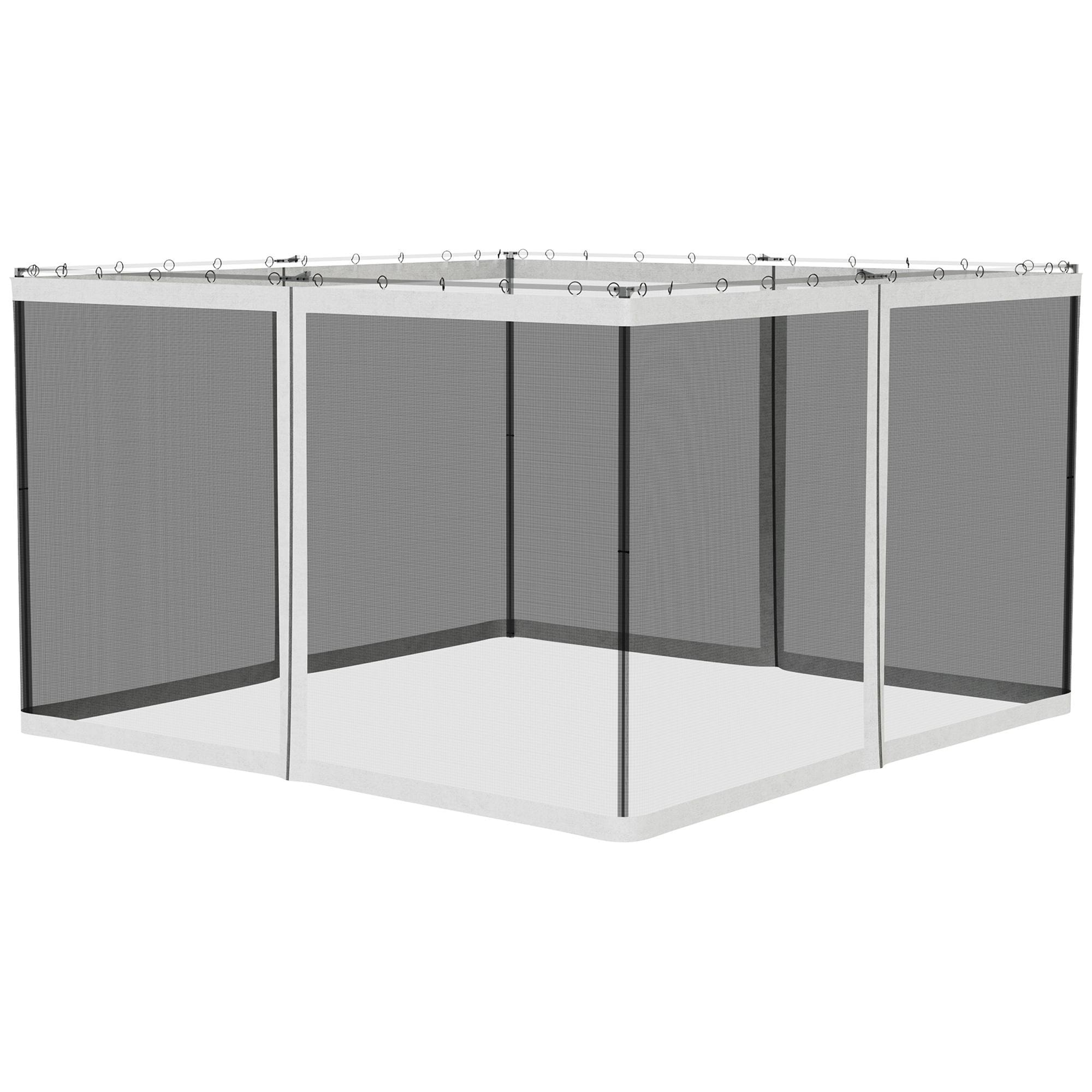 Bayfeve BFAOS-4170-CPA Replacement Mesh Sidewall Netting White Canopy insect net