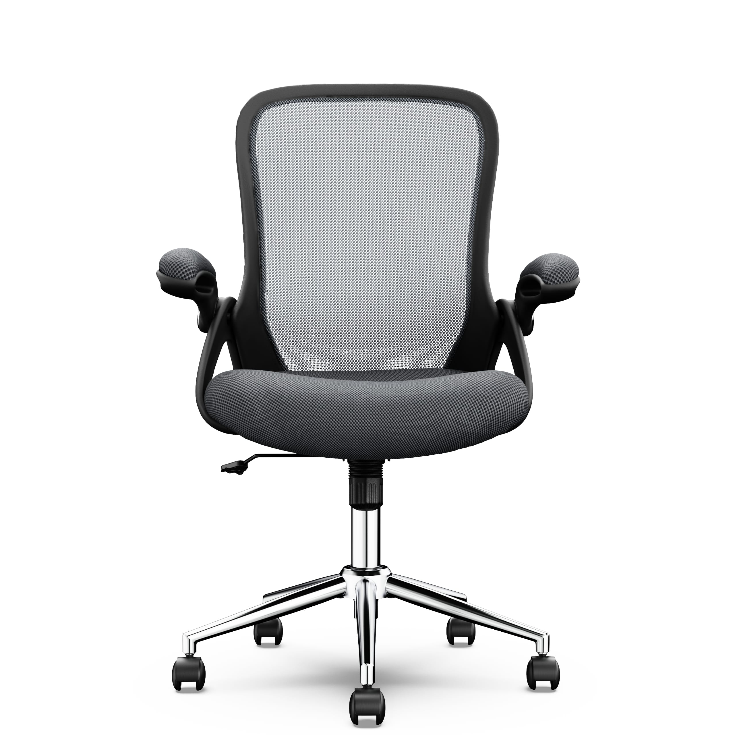 Click365 CHR200159  Flip Mid Back Breathable Ergonomic Mesh Office Chair Grey