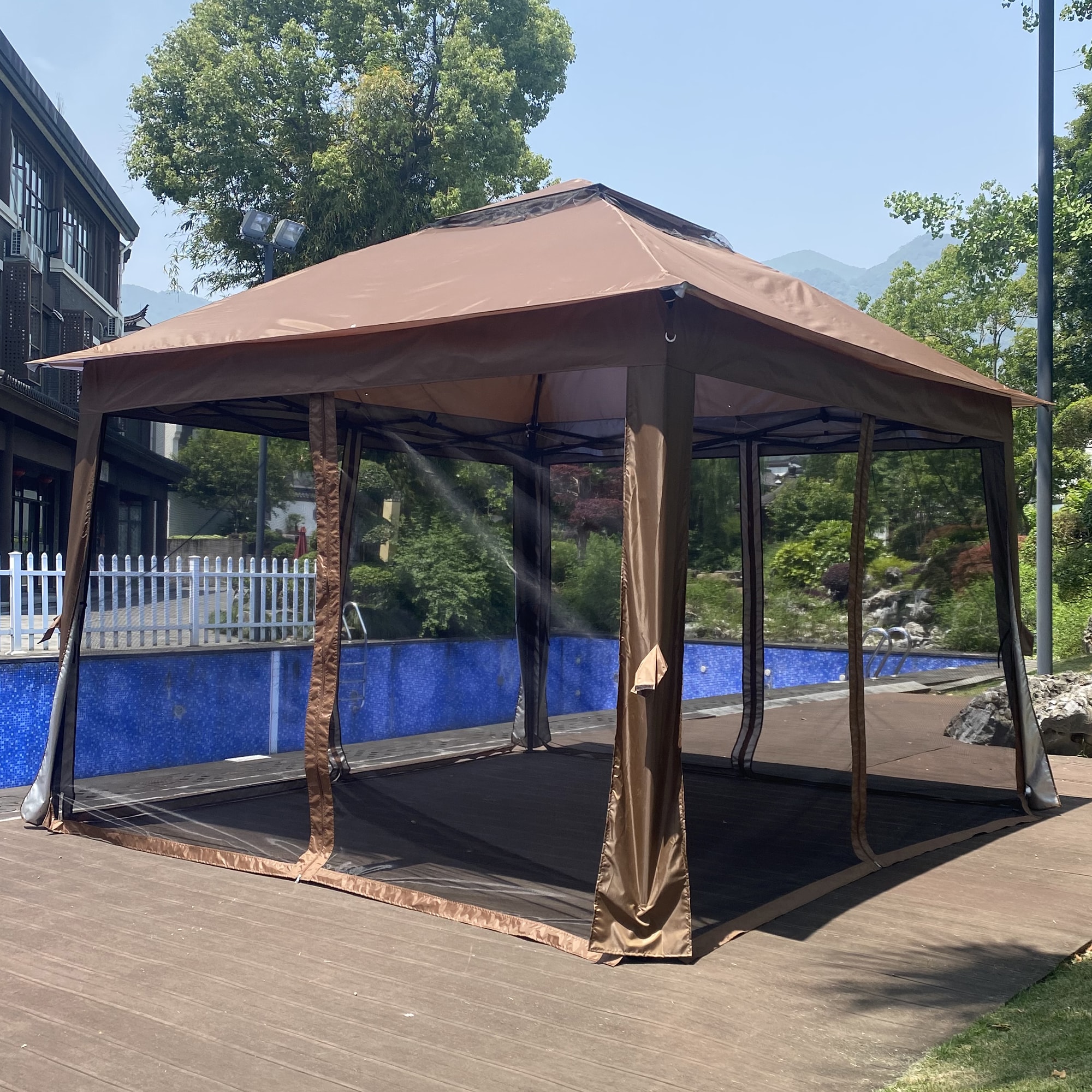 Clihome CL-BY4191638 Wood-Resin-Gazebos - View #7