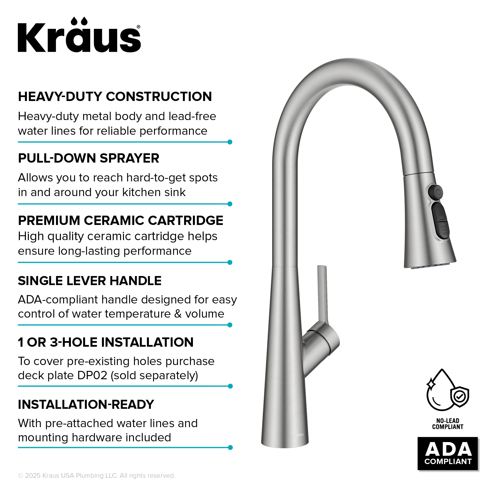 Kraus KPF-3220SFS Kitchen-Faucets - View #11