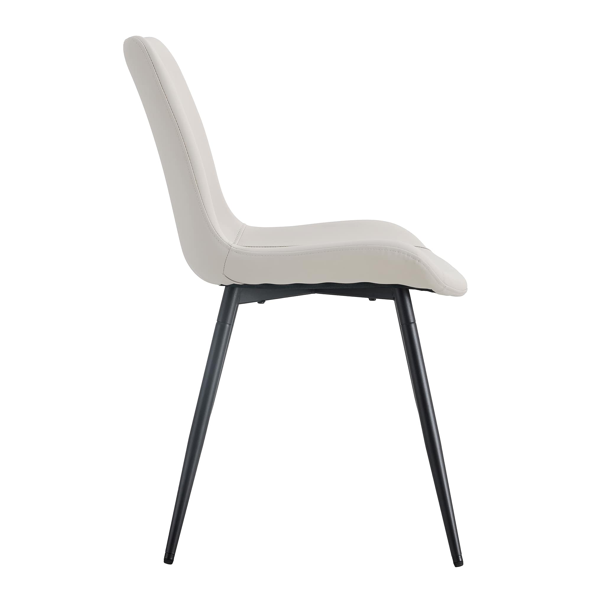 Vynxaria LEXY0133-DJCY-6WHI Dining-Chairs - View #7