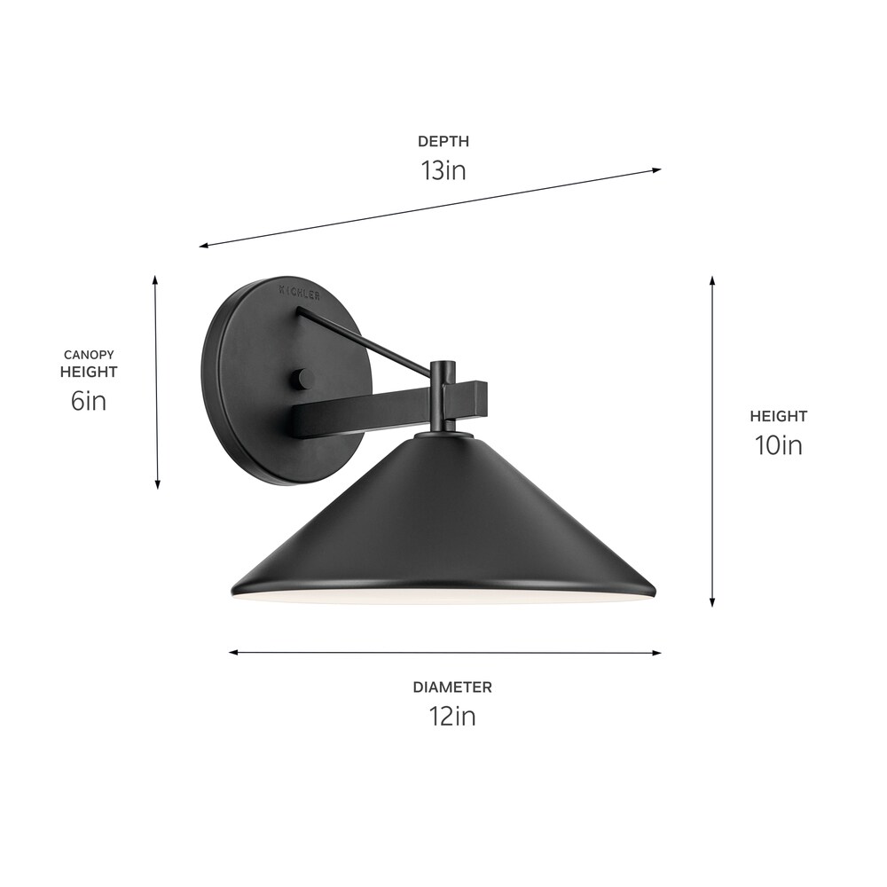 Kichler 49061BK Outdoor-Wall-Lighting - View #7