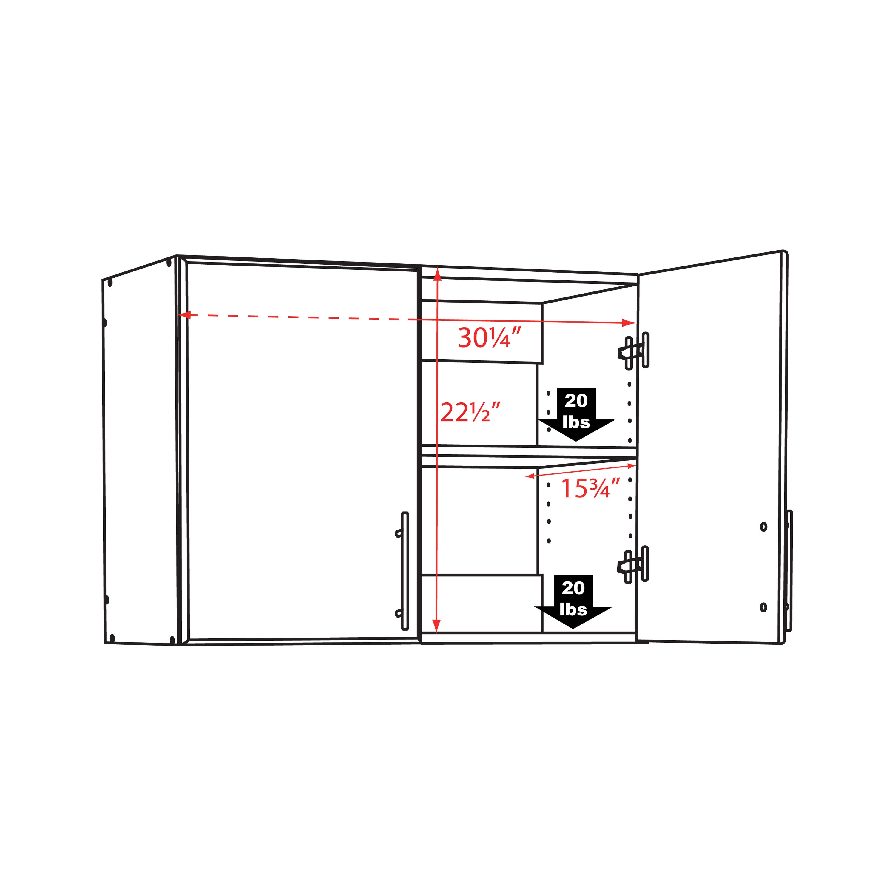 Prepac GEW-3224 Utility-Storage-Cabinets - View #14