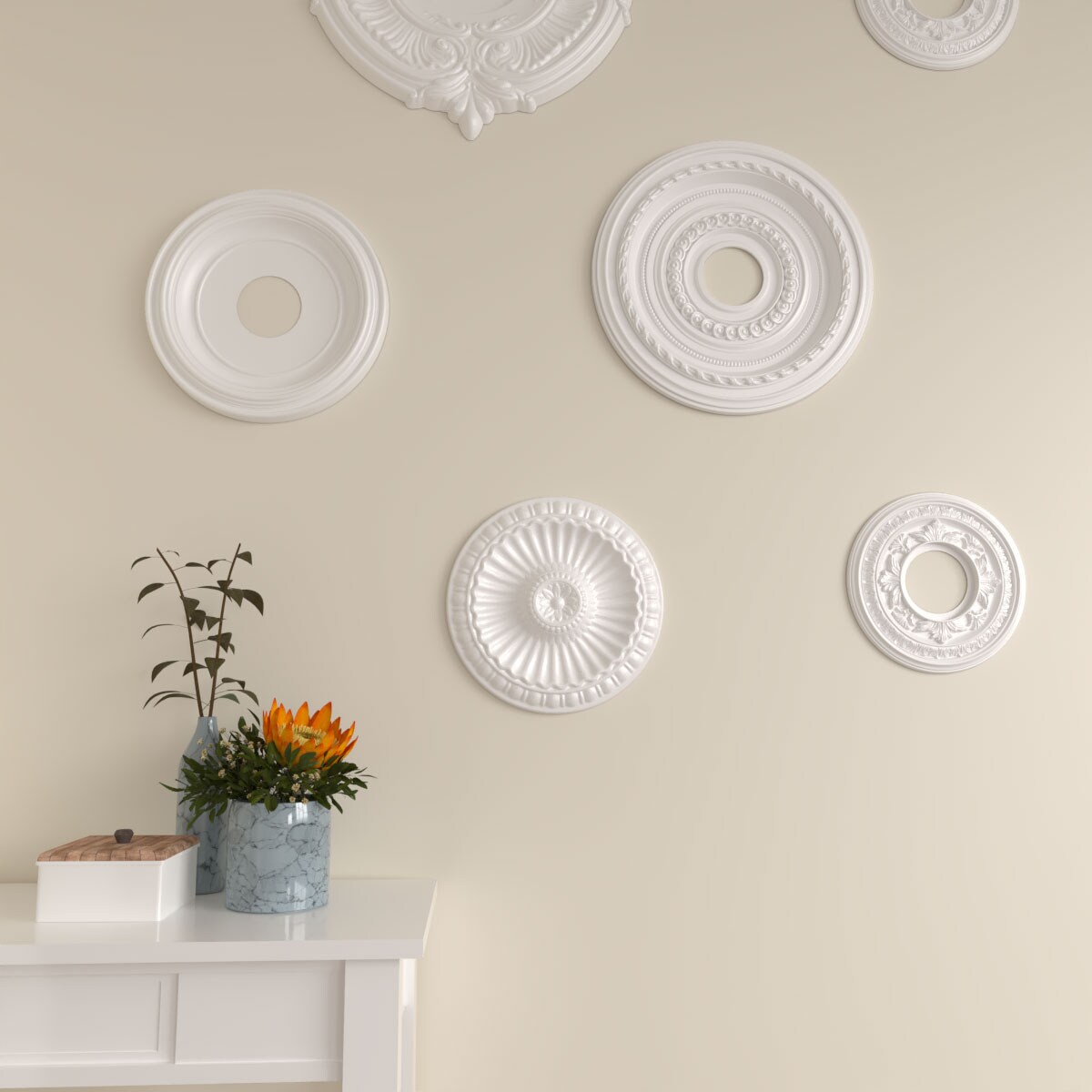 Ekena Millwork CM11LI Ceiling-Medallions - View #6