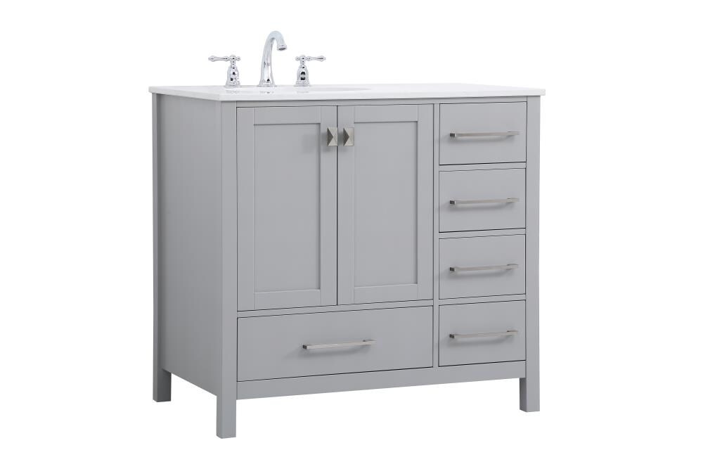 Elegant Decor FI56436GR Bath-Vanity-Combo - View #3