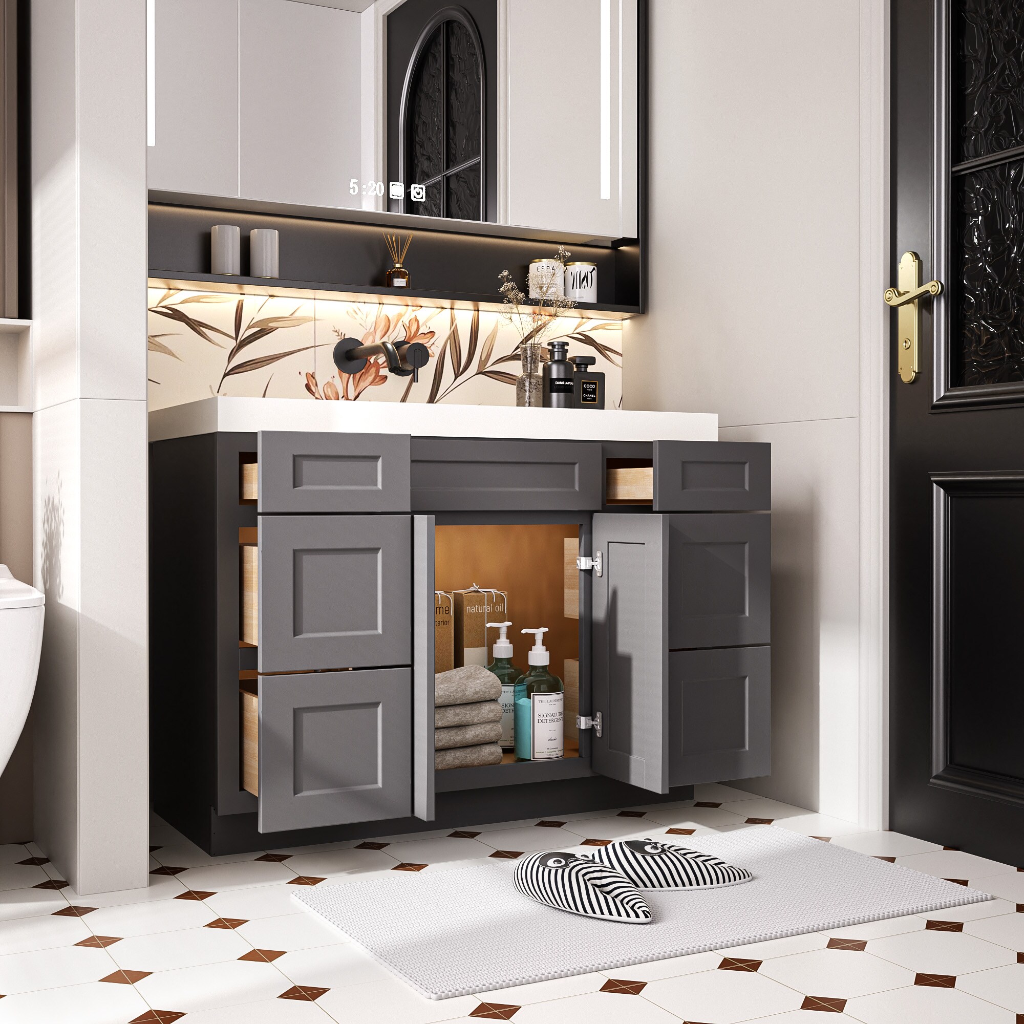 LOVMOR SF-Y-VDDB-CG-14 vanities - View #8