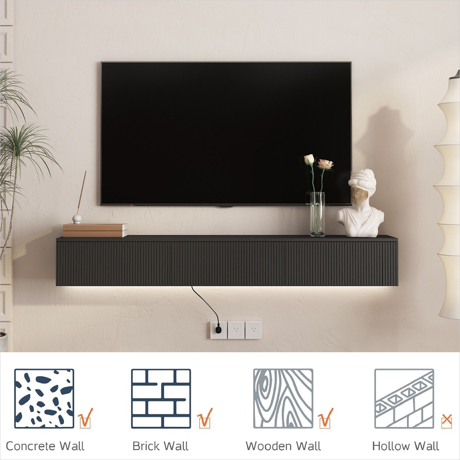 Watnature QFCZWSJDAGV5 Tv-Stands - View #3