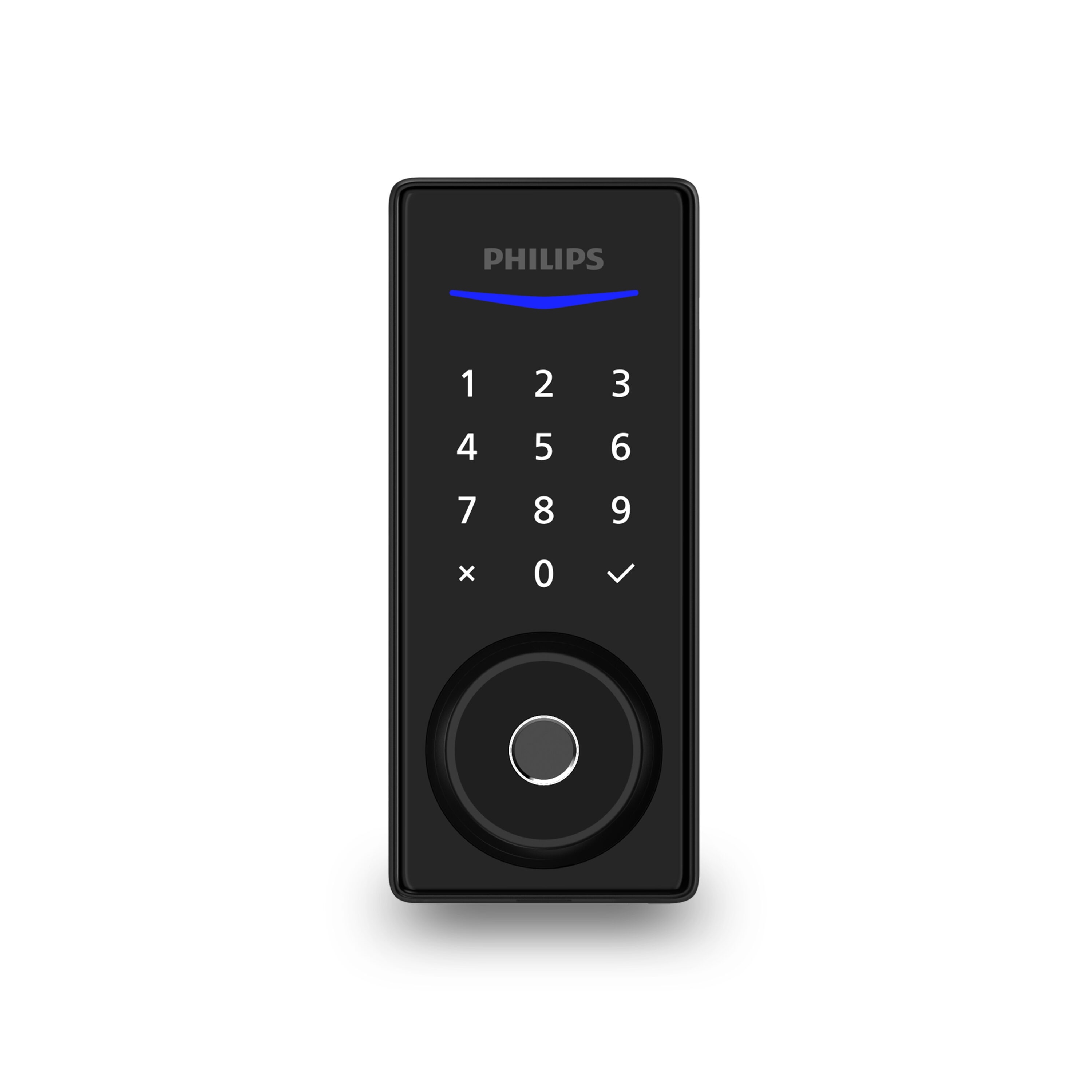 Philips Home Access 1000 Series Satin Nickel Electronic Deadbolt Fingerprint Touchscreen Keypad DDL210X-1H SN Sansujyuku sansujyuku.com