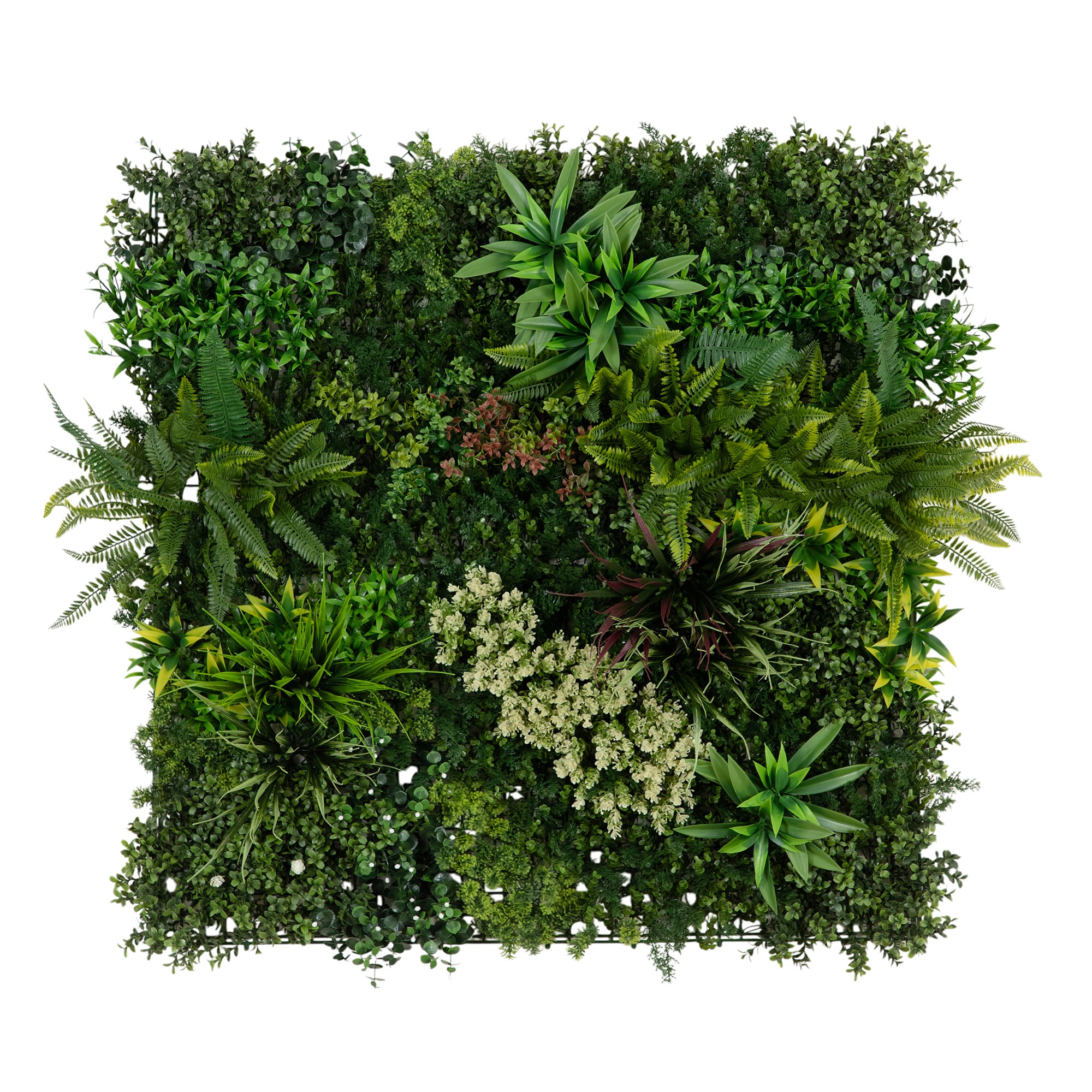 Nearly Natural 40-in Green Indoor/Outdoor Hanging Mixed Greenery Artificial Plant