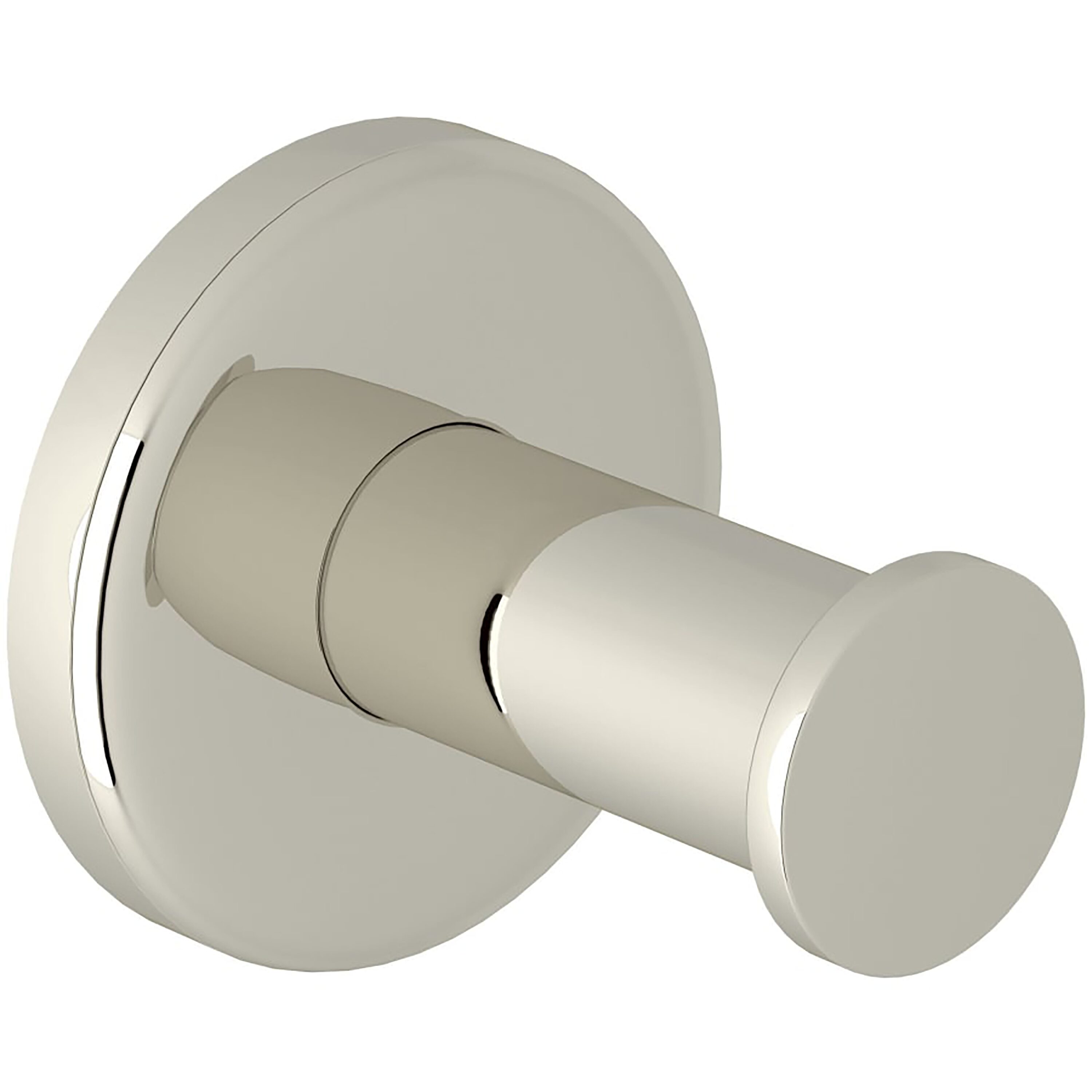 Rohl LO7PN Polished Nickel Single -Hook Wall mount Towel Hook