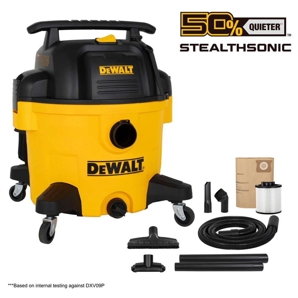 DEWALT 10-Gallons 5.5-HP Corded Wet/Dry Shop Vacuum with