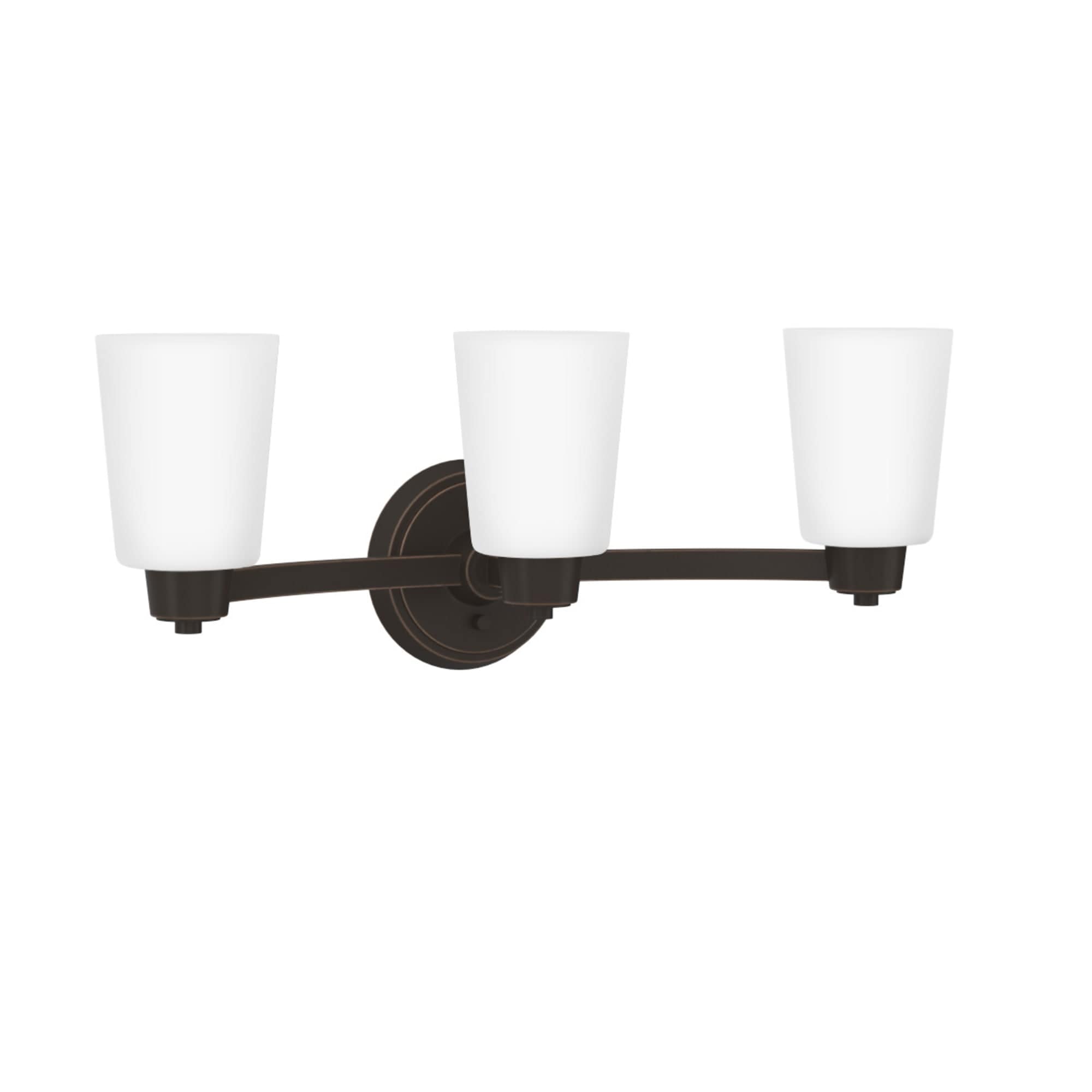 Signature Hardware 427905 Windsor Gate 22.375-in 3-Light Bronze Traditional Vanity Light