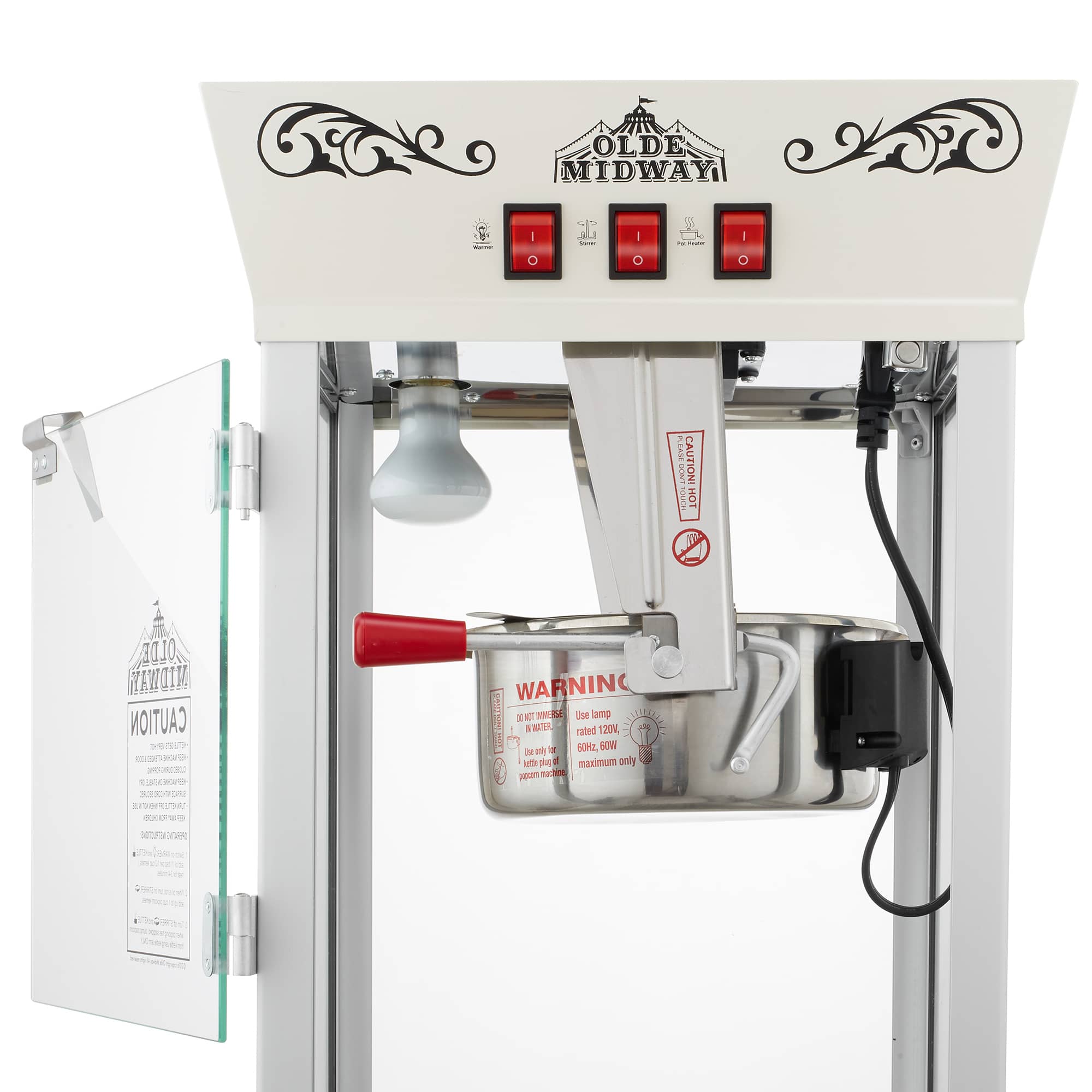 Olde Midway CON-POP-8945-CREAM Popcorn-Makers - View #4