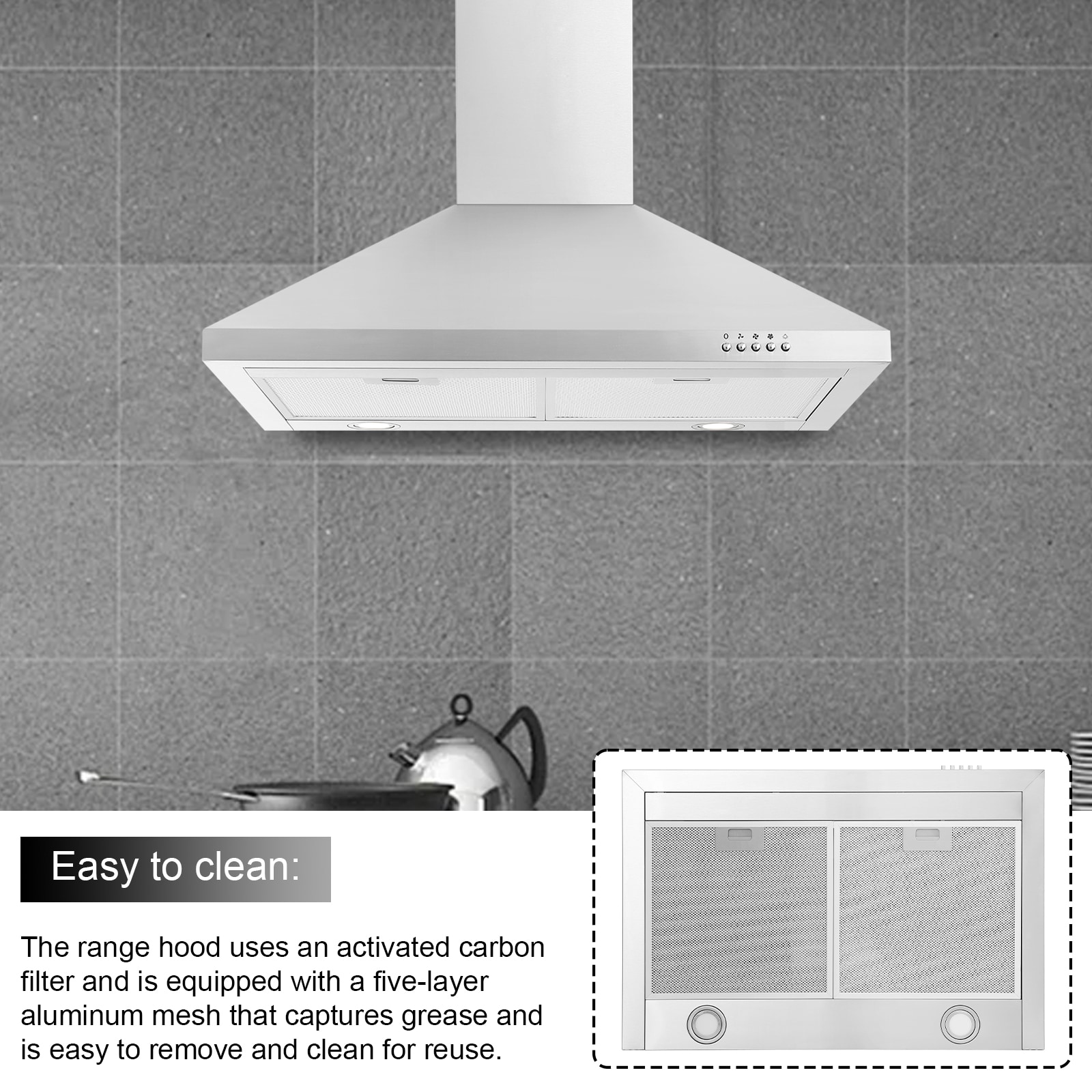 Maocao Hoom BH84373 Wall-Mounted-Range-Hoods - View #8