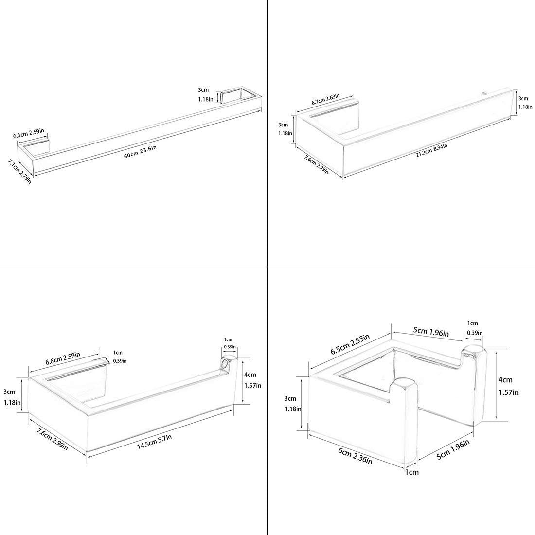 Tatayosi XH-133721 Decorative-Bath-Hardware-Kits - View #2