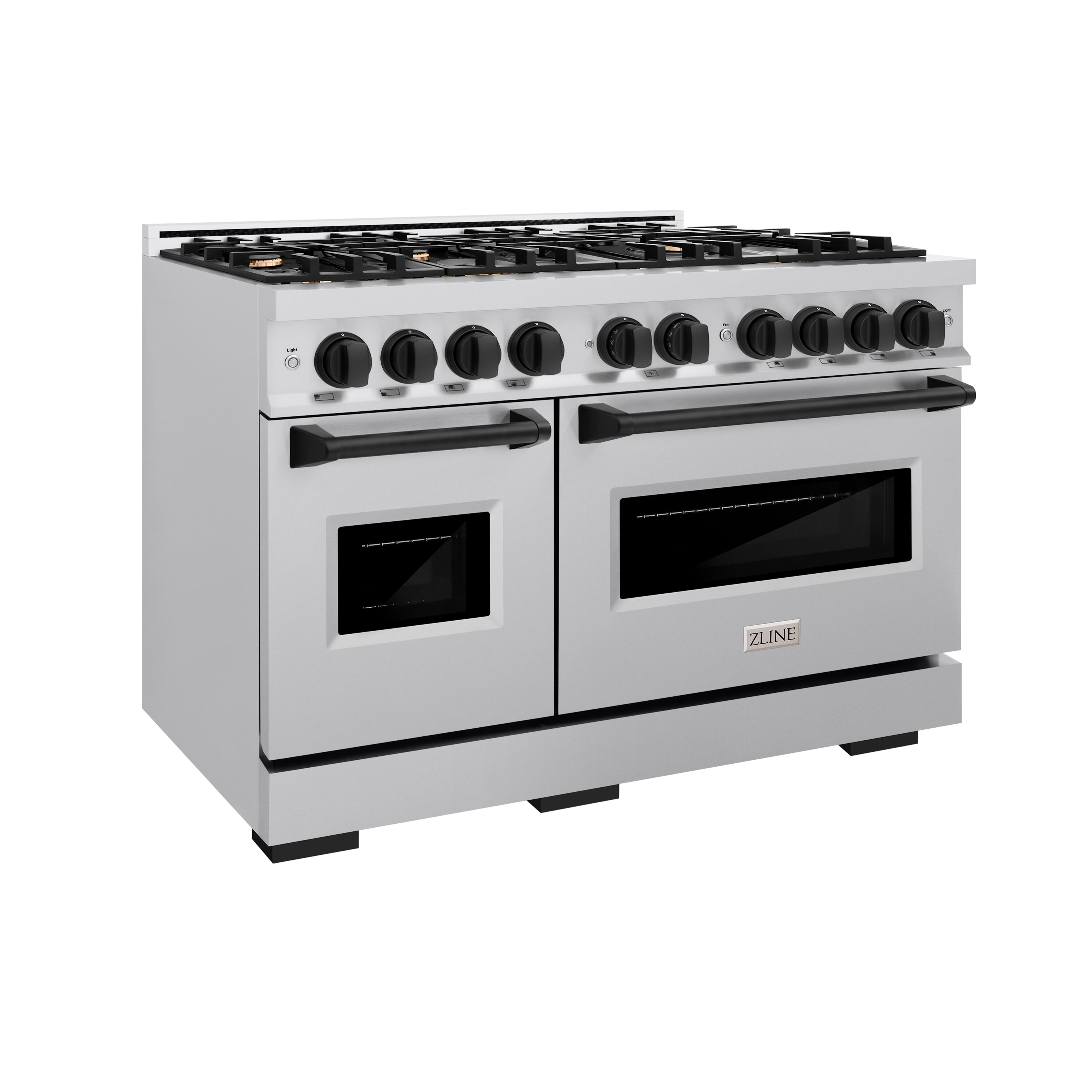 ZLINE KITCHEN & BATH CGRZ-48-MB Double-Oven-Gas-Ranges - View #2