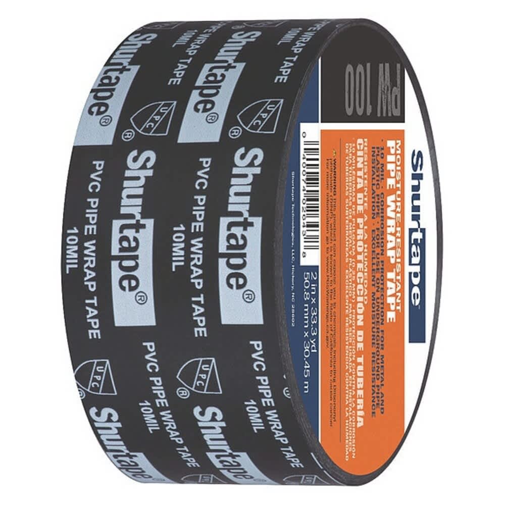 Shurtape Sealing Tape Black 33-1/4 yd L 2 in W 104779 #104779