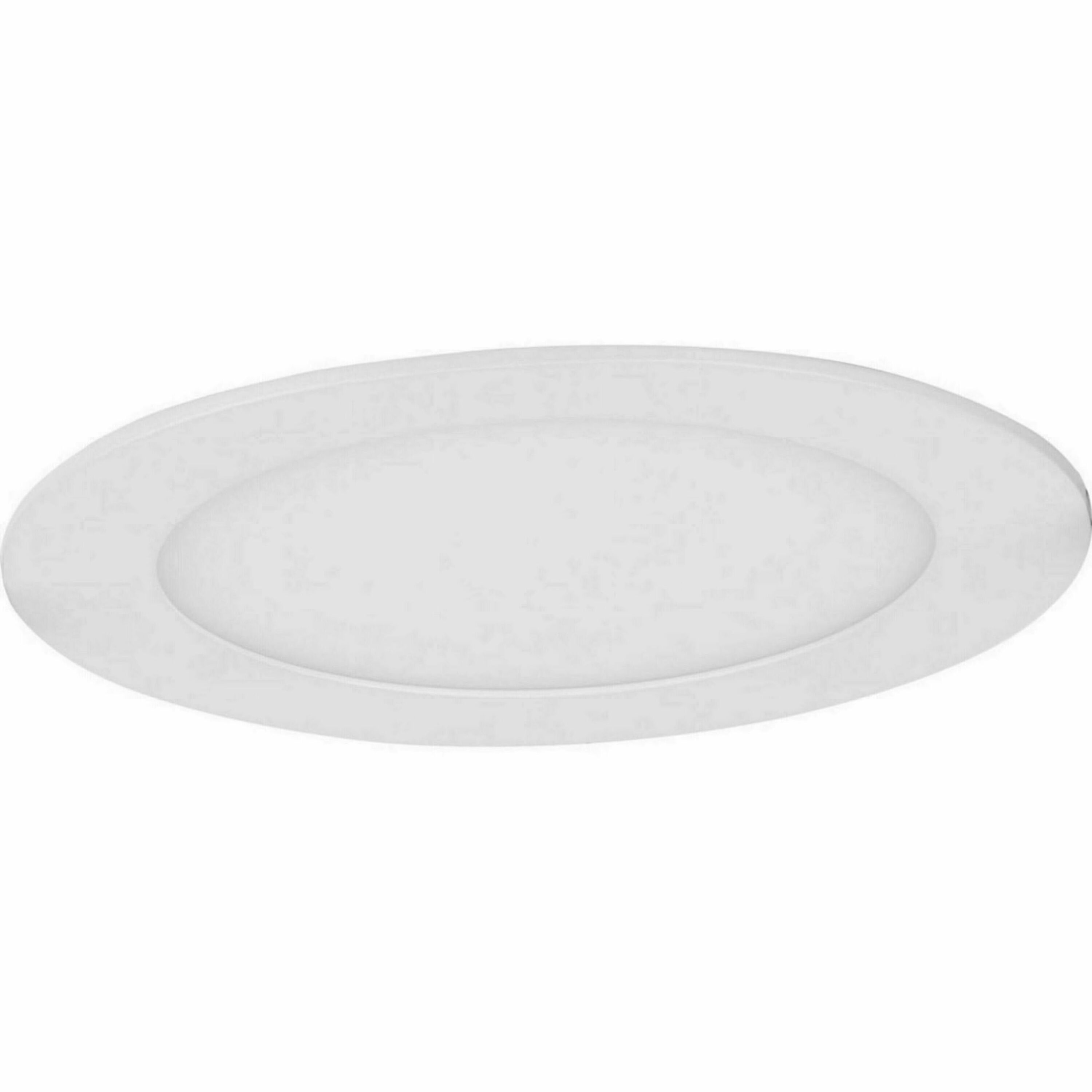Progress Lighting P807002-028-CS Everlume Satin White 925 -Lumens Switchable white Round Dimmable LED Canless Wet rated Recessed Downlight