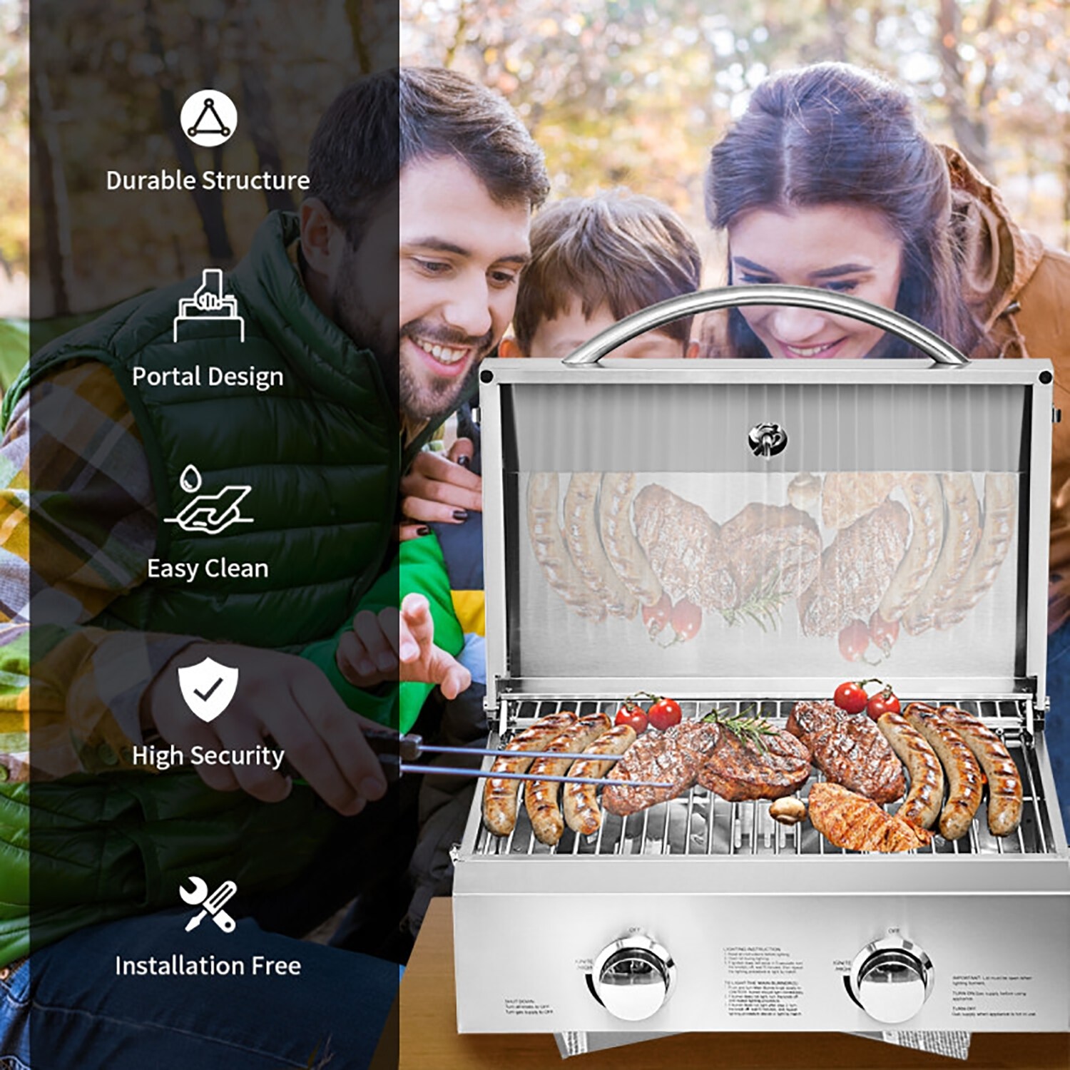 GZMR MO-OP3243 Tabletop-Grills - View #6