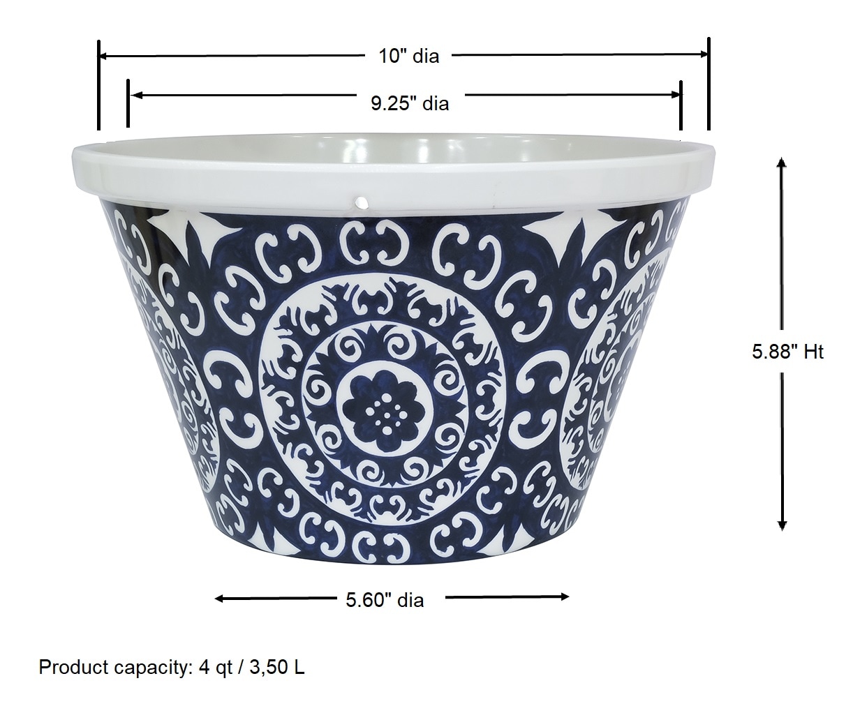  MM8908NVY Planter-Window-Box - View #2