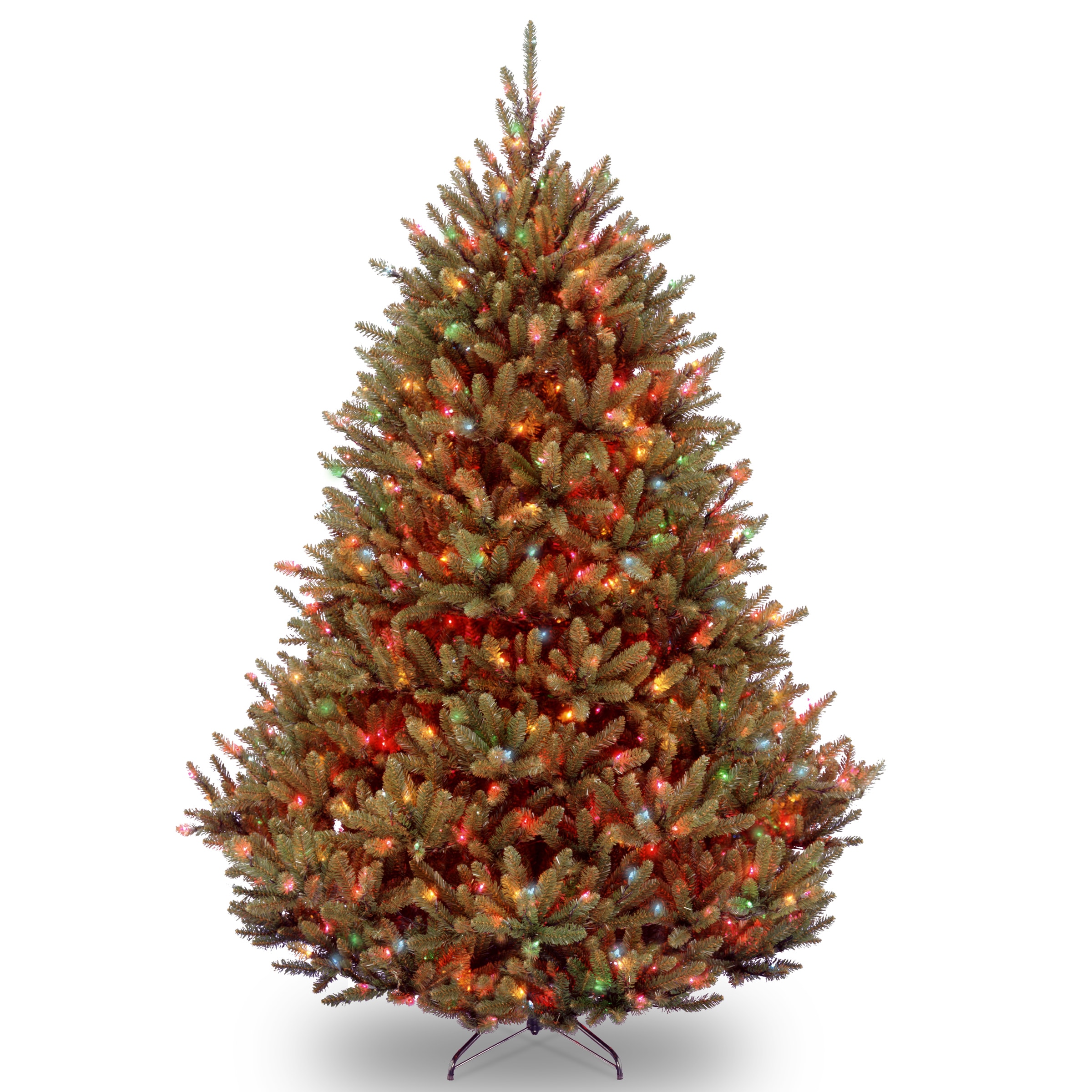 National Tree Company NAFFMH1-75RLOS1 7.5-Feet Fraser fir Pre-lit Artificial Christmas Tree with Clear Incandescent Lights