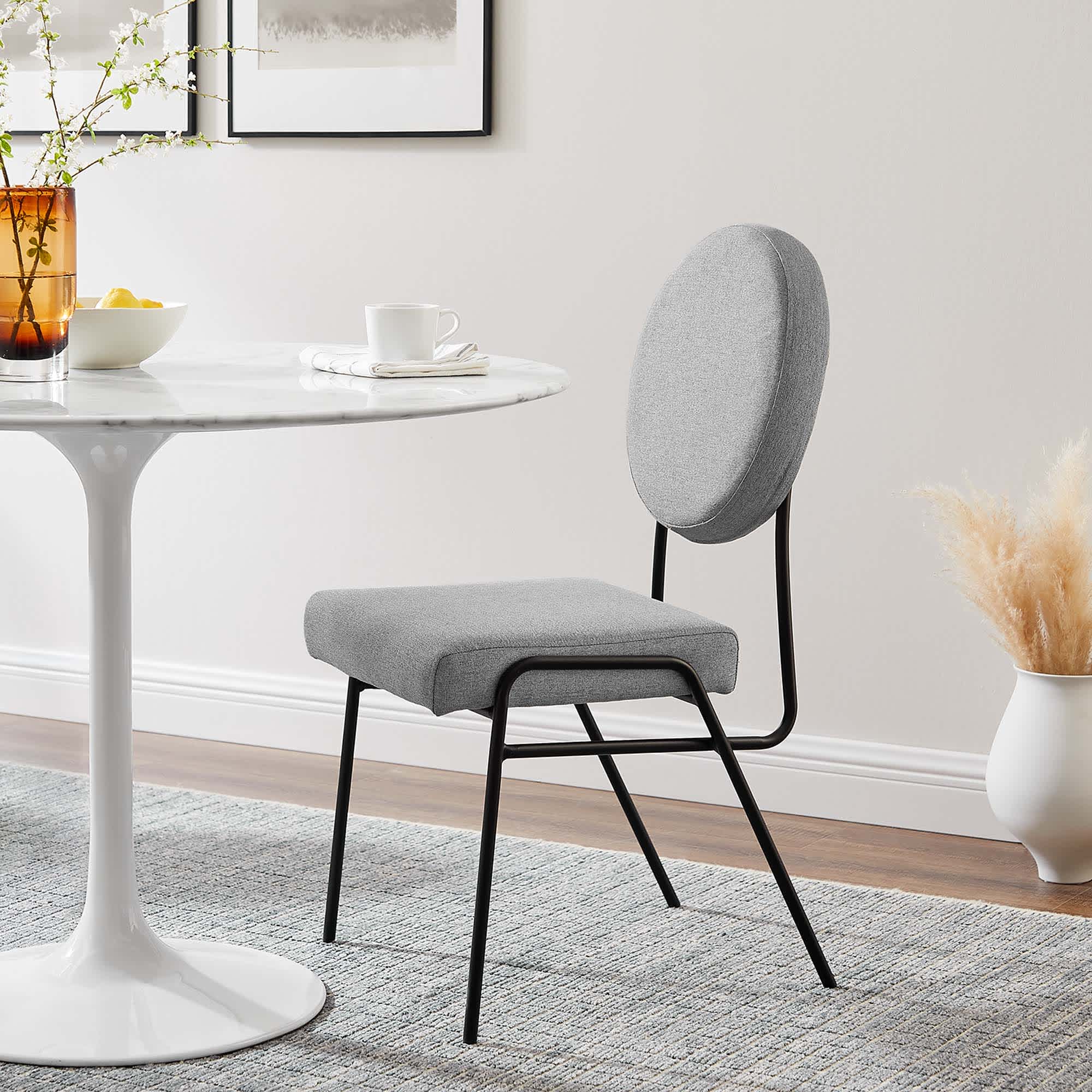 Modway EEI-6253-BLK-LGR Dining-Chairs - View #9
