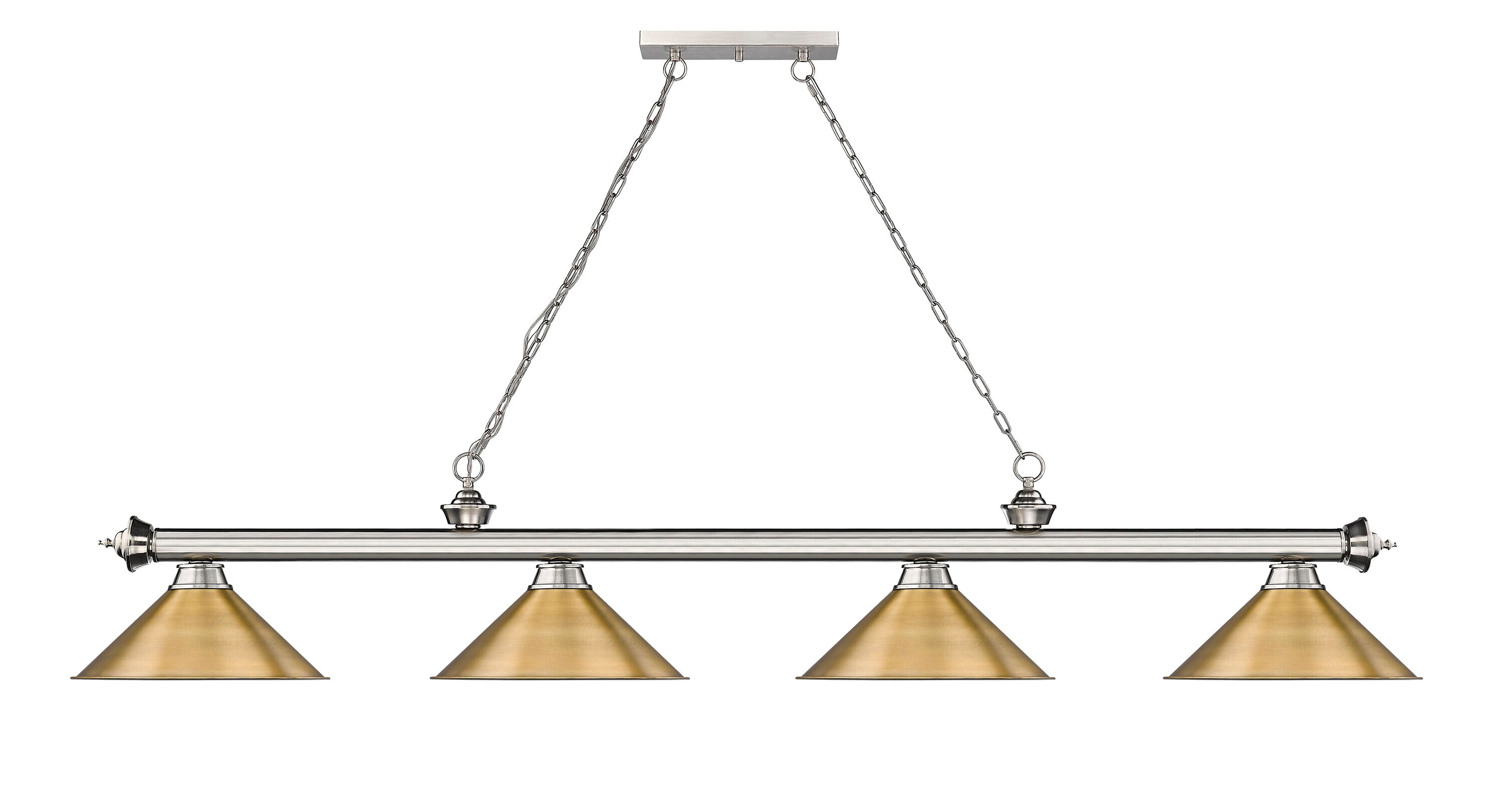 Z-Lite 2306-4BN-RB15 Pool-Table-Lighting - View #2