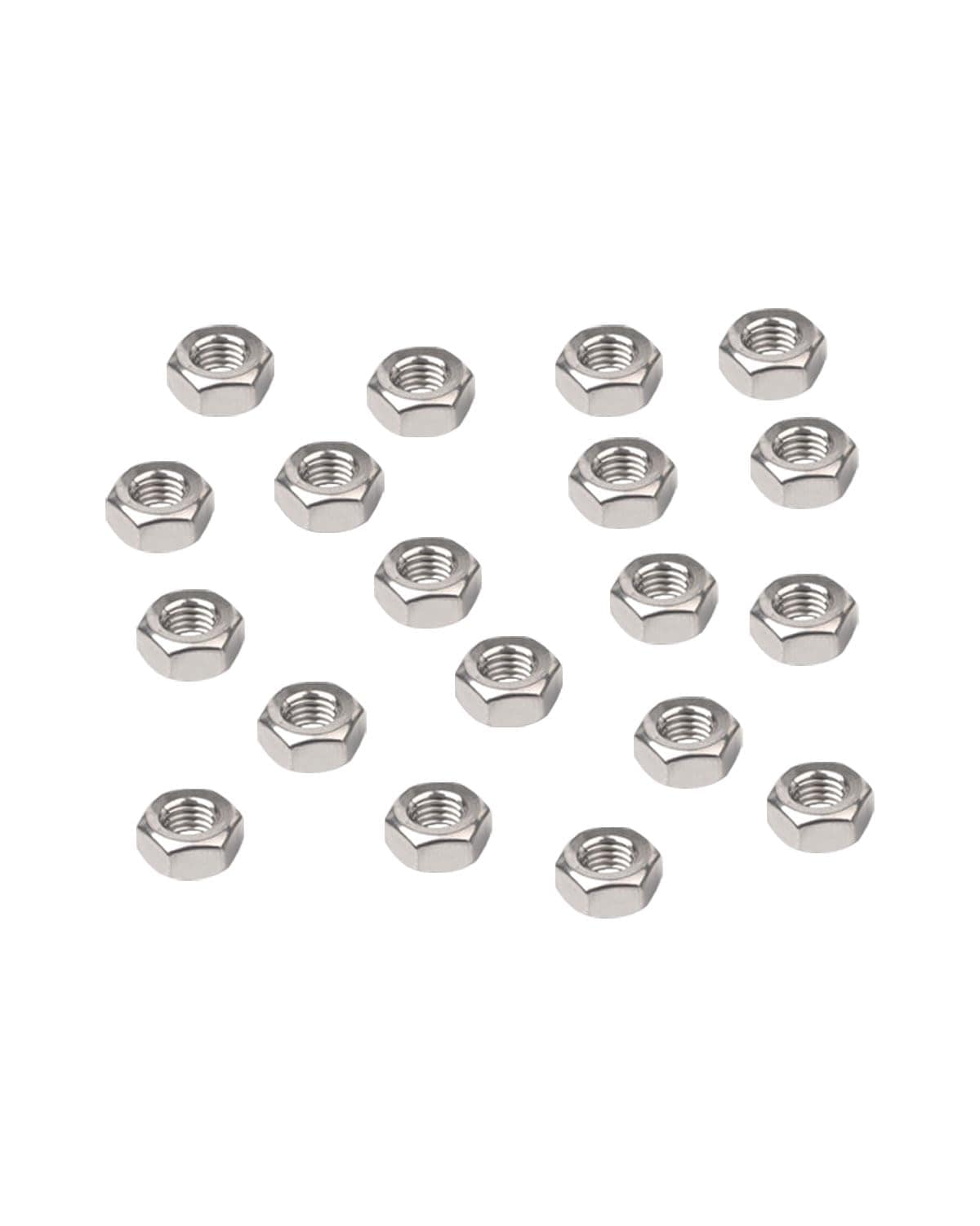Phyfalip M6-1.0 Hex Nuts 50-Pack 304 Stainless Steel DIN 934 Metric ...