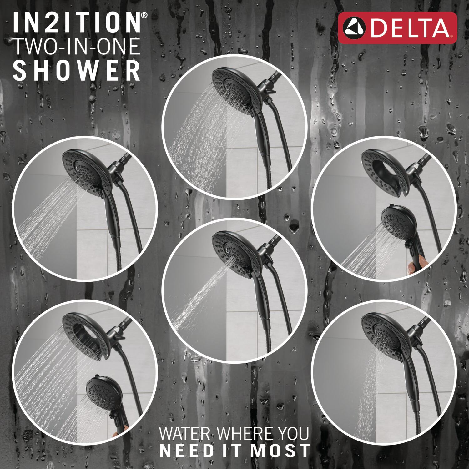 Delta 58569-BL-PK Fixed-Showerhead - View #5