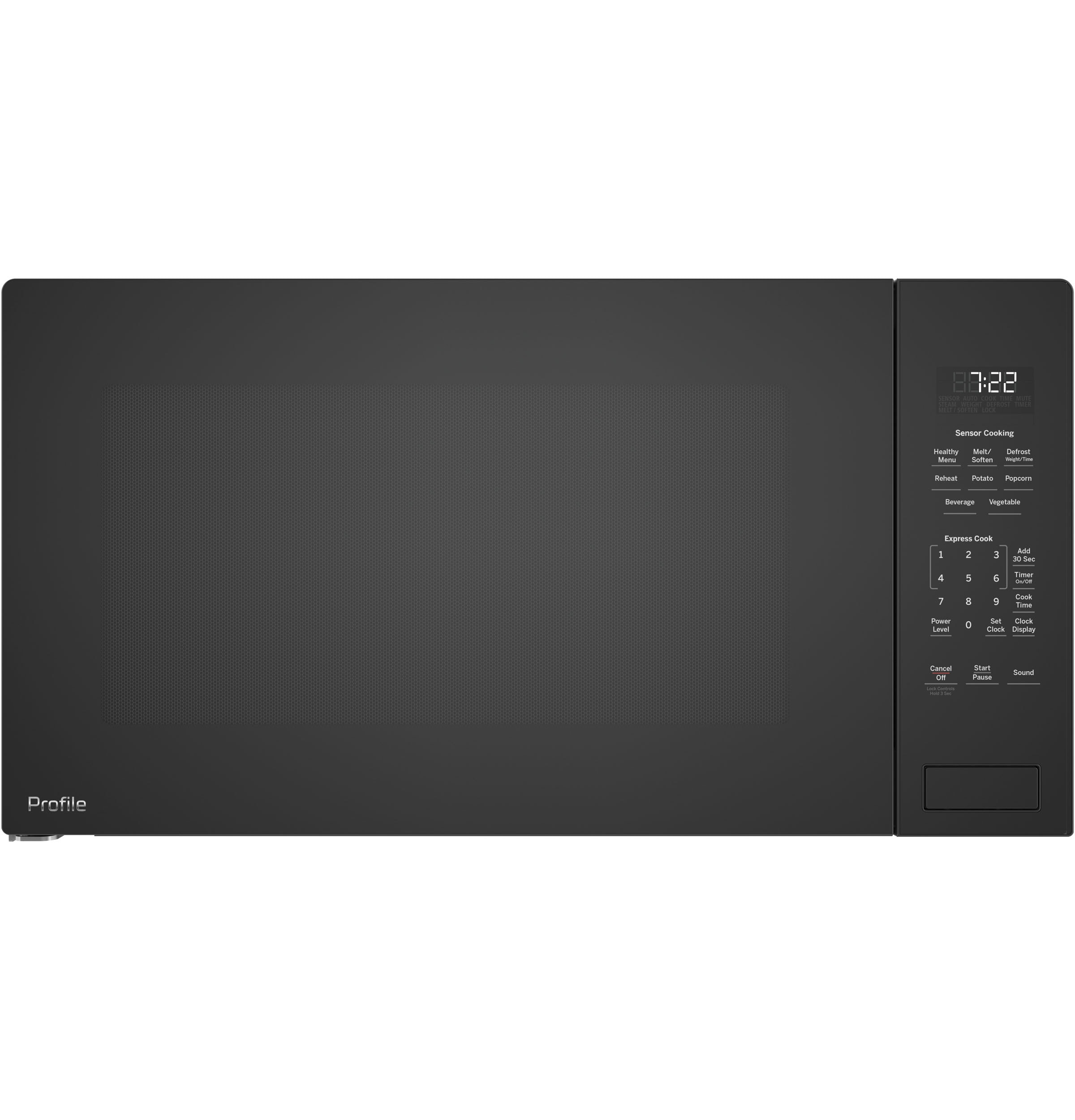 PEB7227BLTS  GE Profile 24 Built-In/Countertop 2.2 cu. ft. 1100 W  Microwave - Black Stainless