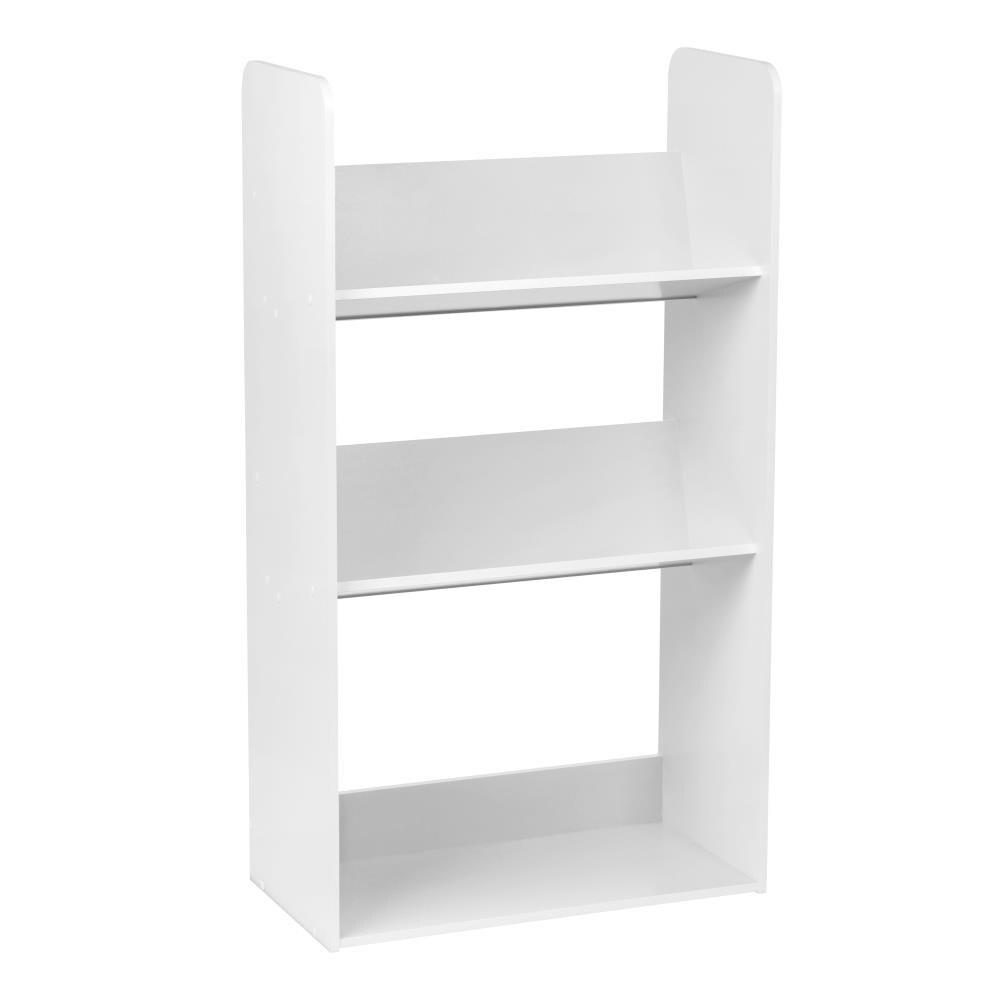 Style Selections White 3-Shelf Bookcase (24.8-in W x 31.65-in H x