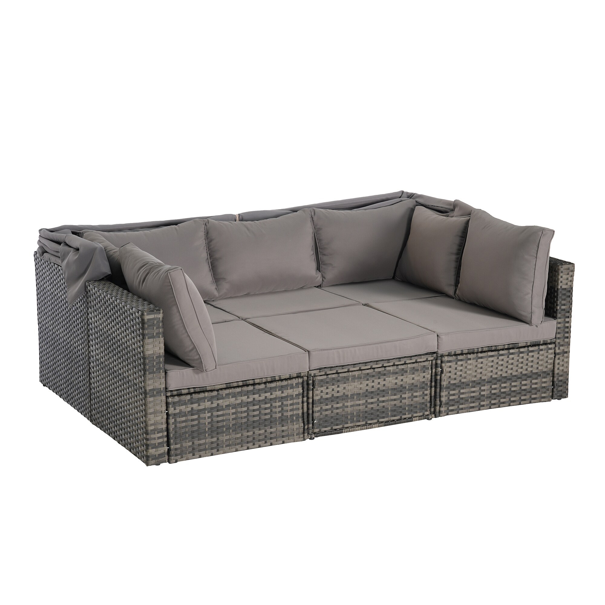 SINOFURN SYB670032GY Patio-Sofas-Daybeds - View #5
