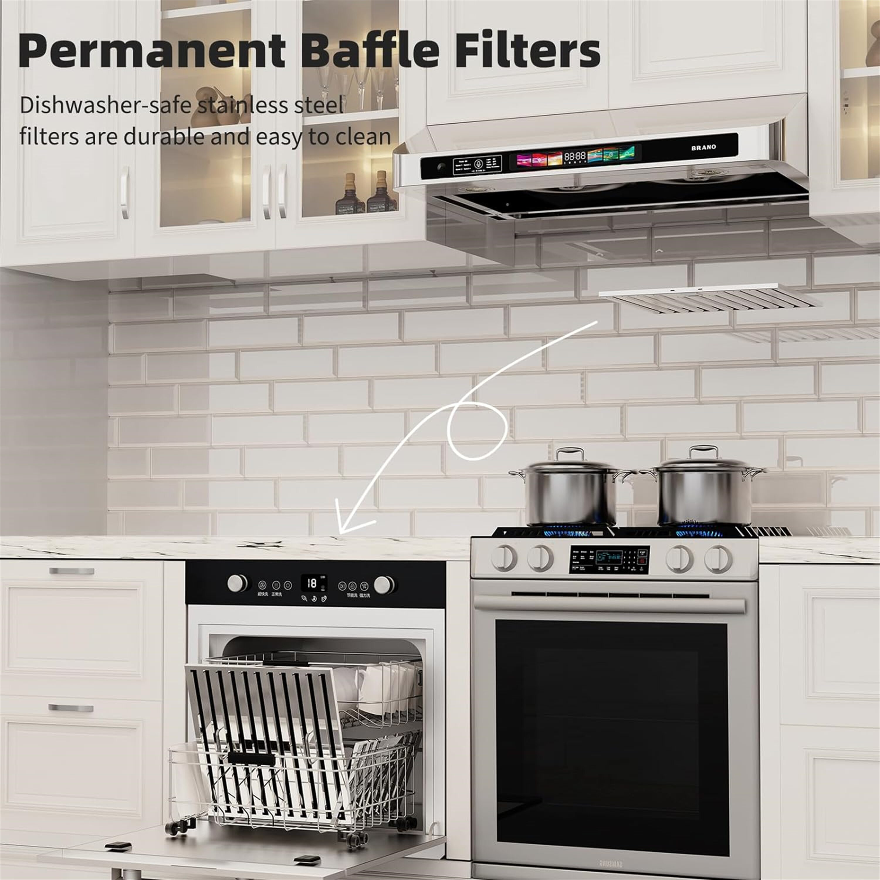 Damerin IU-RD05 Undercabinet-Range-Hoods - View #7