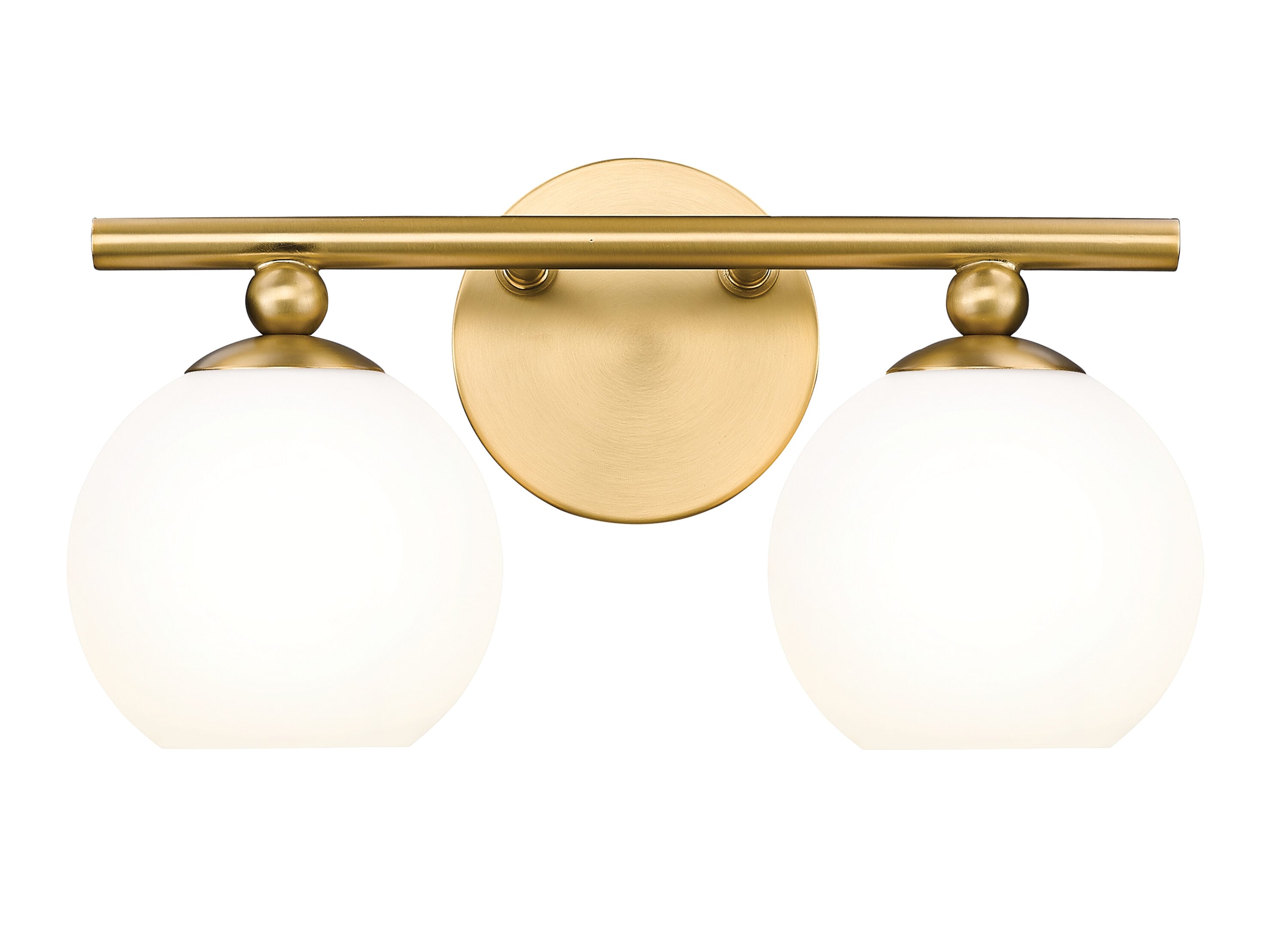 Z-Lite 1100-2V-MGLD Neoma 13.5-in 2 -Light Gold Mid-century Vanity light