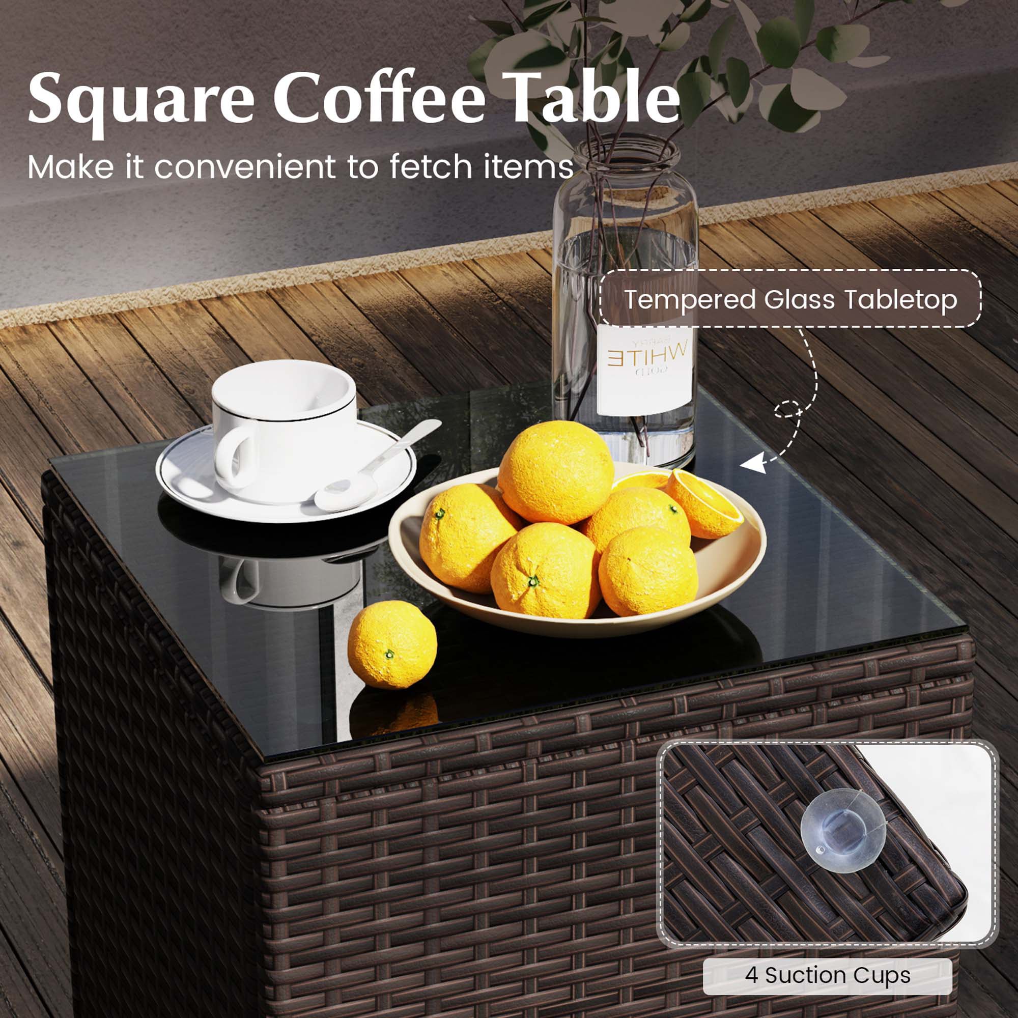 Costway HCST05247 Patio-Conversation-Sets - View #4