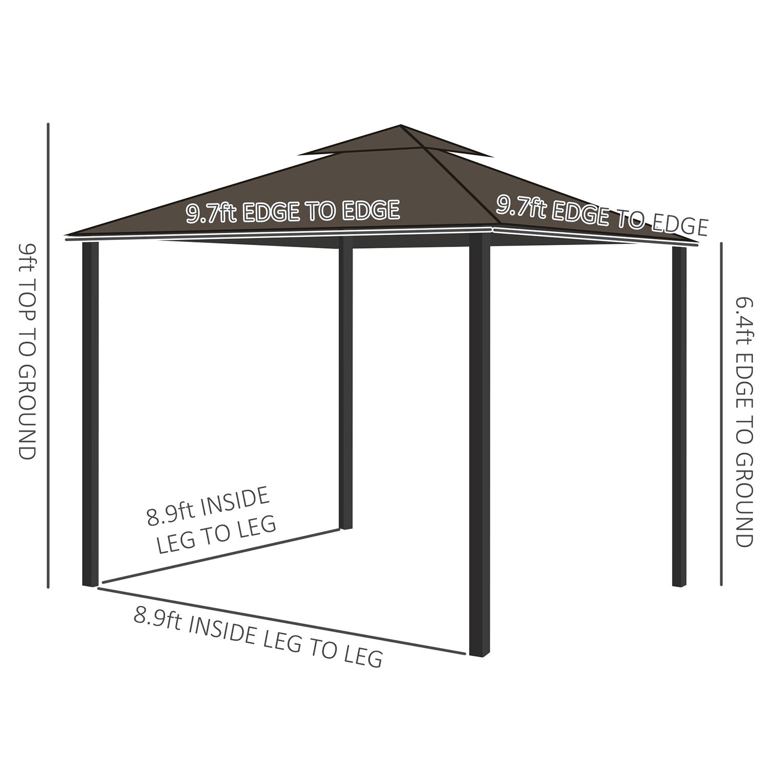Mondawe MD-AB42550 Wood-Resin-Gazebos - View #9