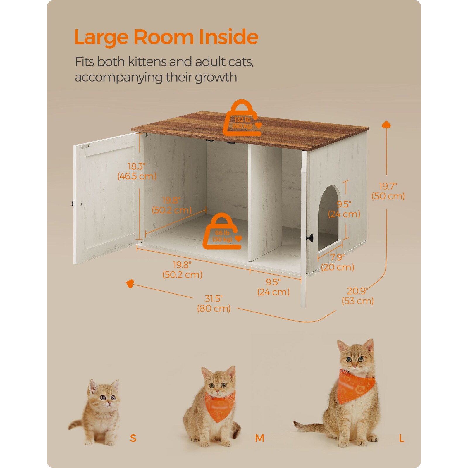 Slickblue D-SM-10P200LCPU Cat-Litter-Box - View #8